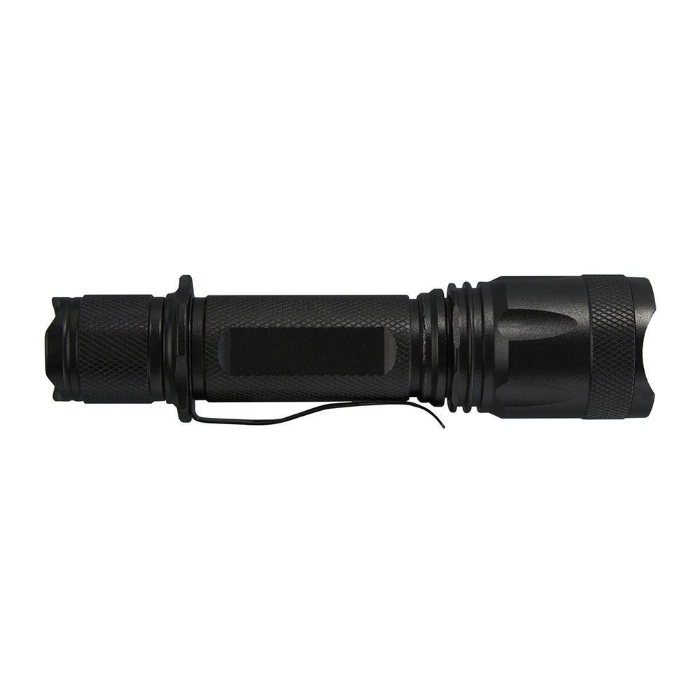 Lampe torche tactique rechargeable – 5W LED | 300 lumens | Faisceau 200 m | 5 modes lumineux