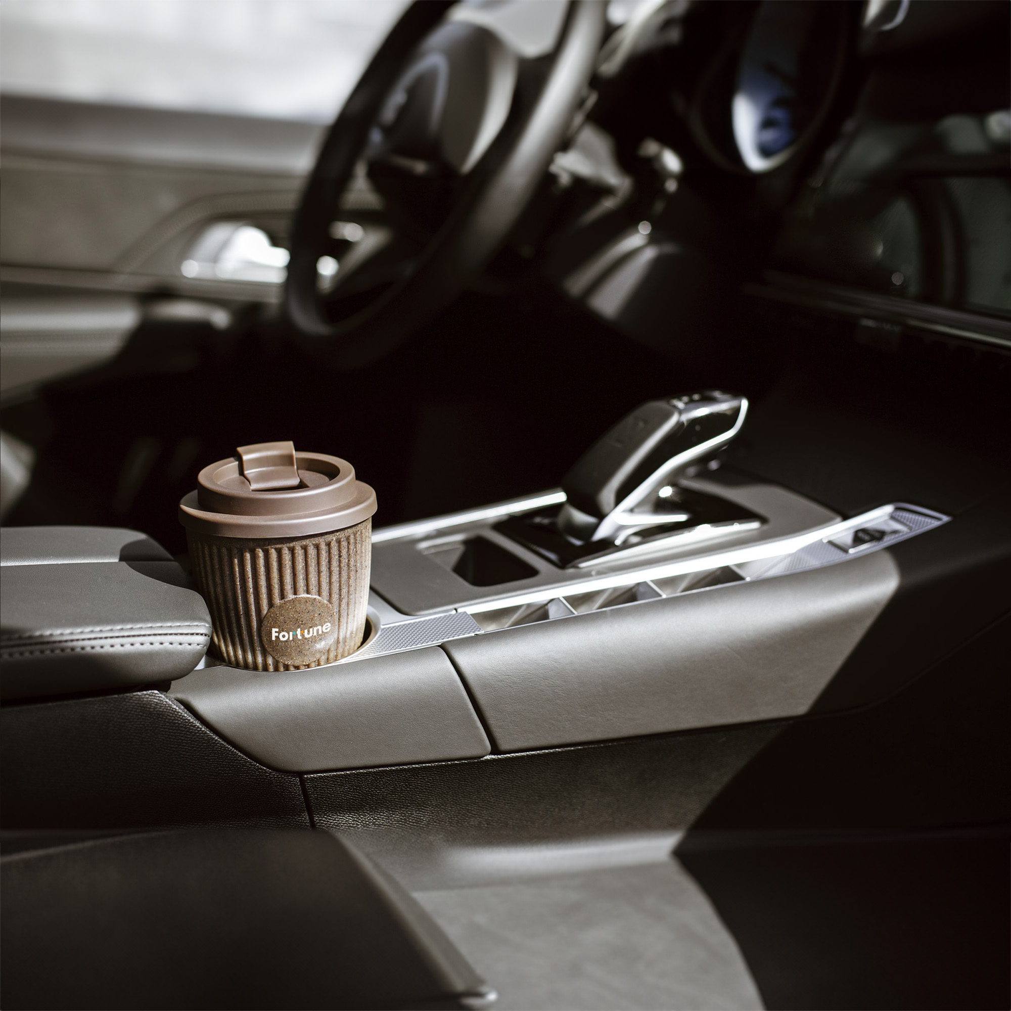 Koffie to go mok Kava - 250 ml | koffievezels| Tot 4 kleuren bedrukking