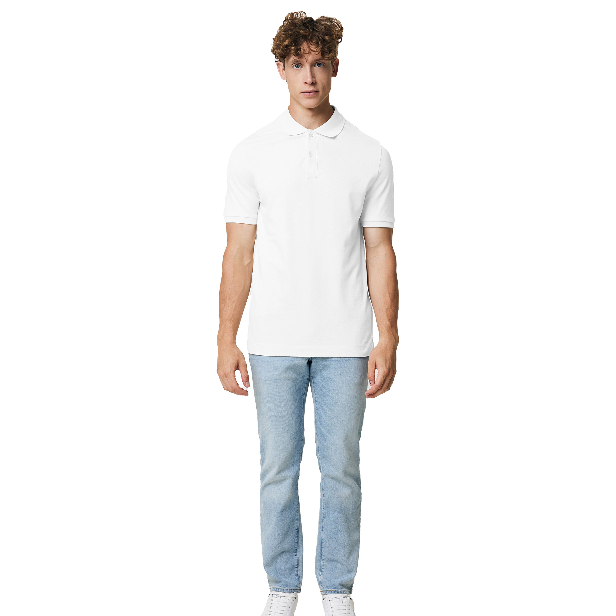 Iqoniq polo Juda - Unisex | Gerecycled katoen | 220 gr/m2