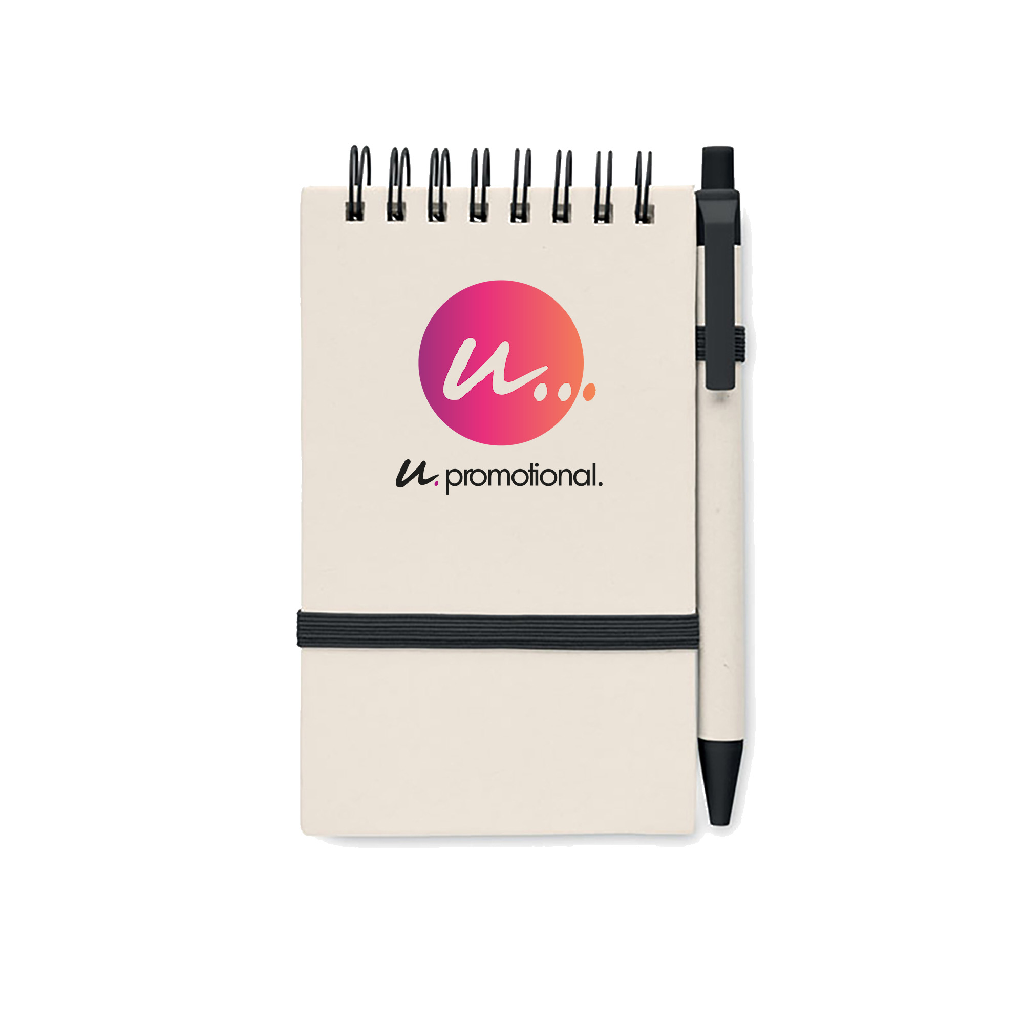 Carnet - A6 | 140 pages | Bloc-notes + stylo | Briques de lait recyclées