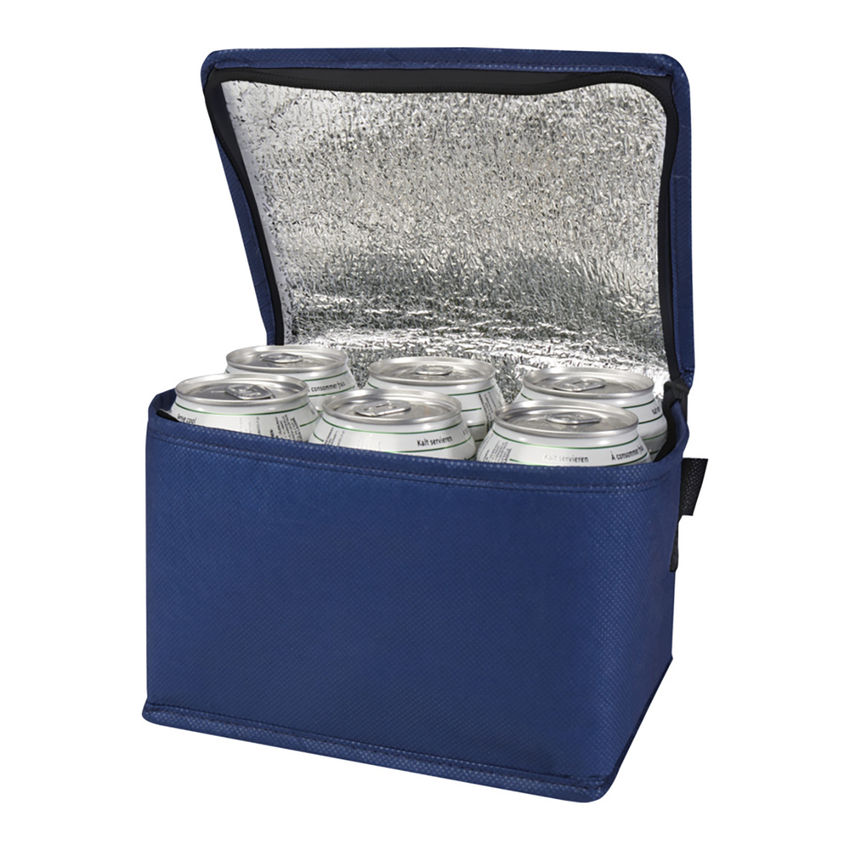 Gerecyclede non-woven koeltas Yara – 4L | Compact | Isolerend | Ritsluiting