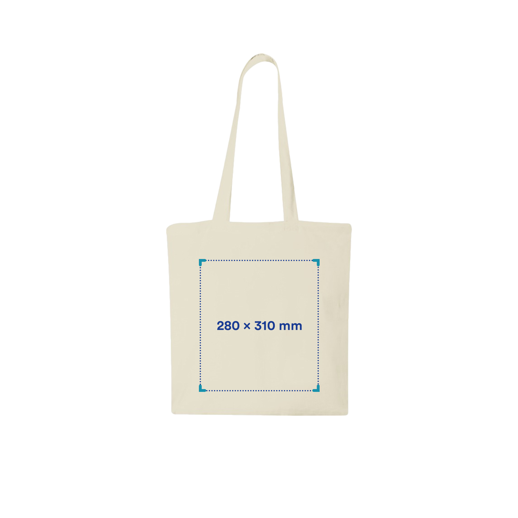 Katoenen tas Zya - Gekleurd | 140 g/m2 | Tot 4 kleuren bedrukking