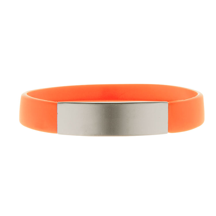 Silikonarmband Isko | Farbig | Metallschnalle | Gravur