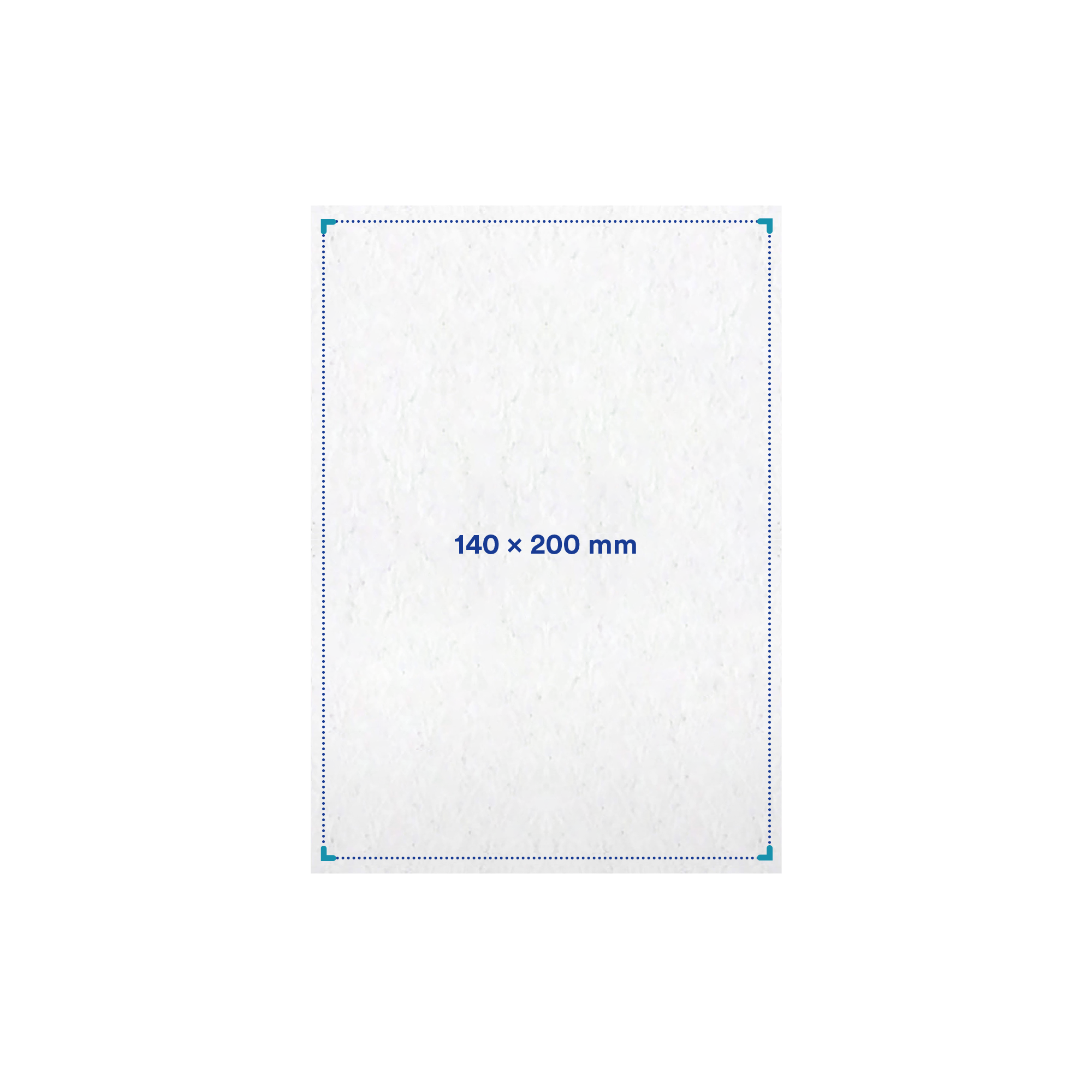 Papier ensemencé – Format A5 | 200 g/m² | Qualité premium | Quadrichomie