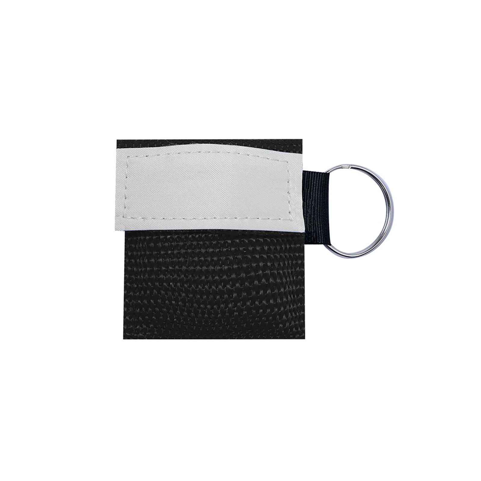 Portachiavi maschera – Plastica riciclata RCP | Con gettone carrello | Design compatto | Anello in metallo
