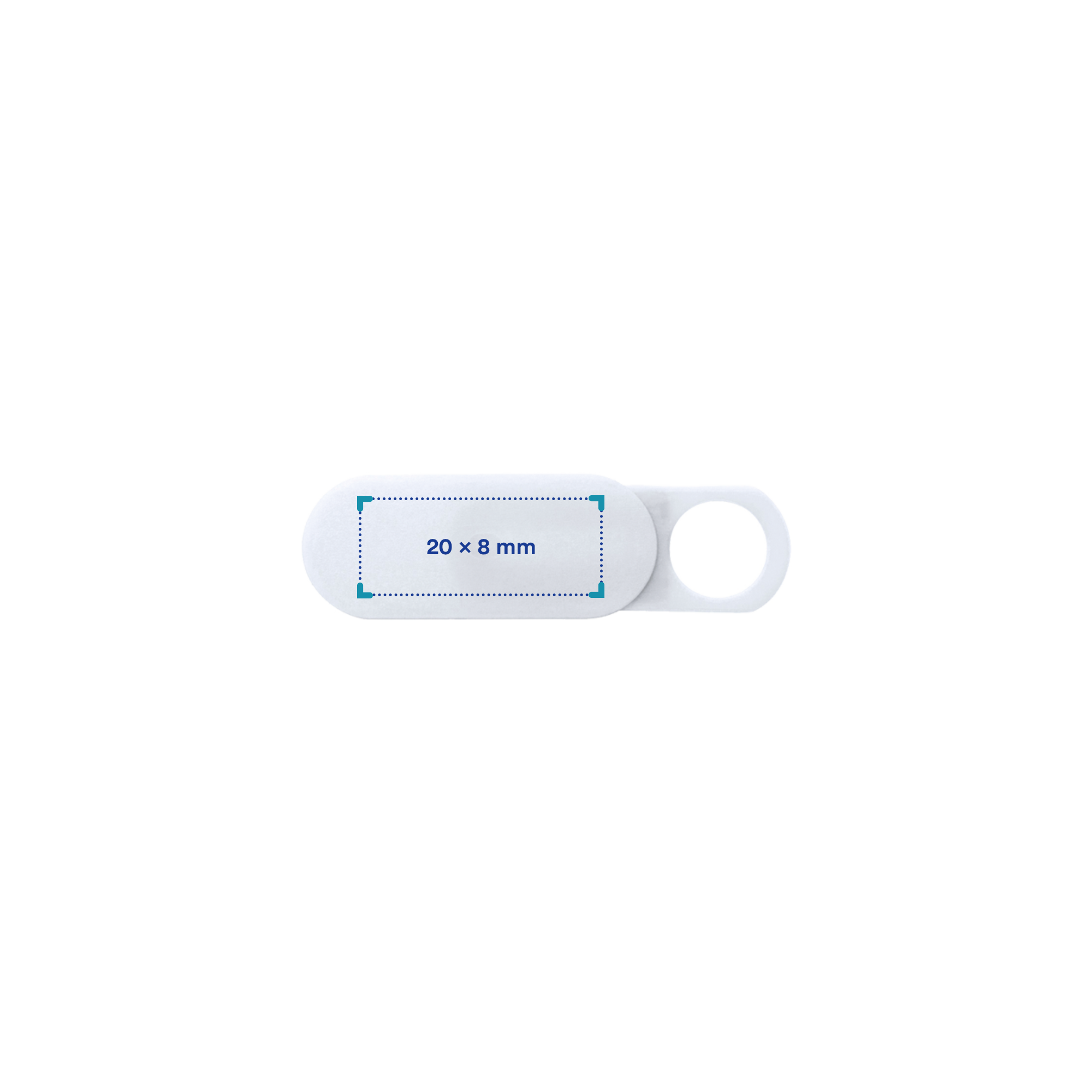 Cache webcam coloré | Plastique | Auto-adhésif