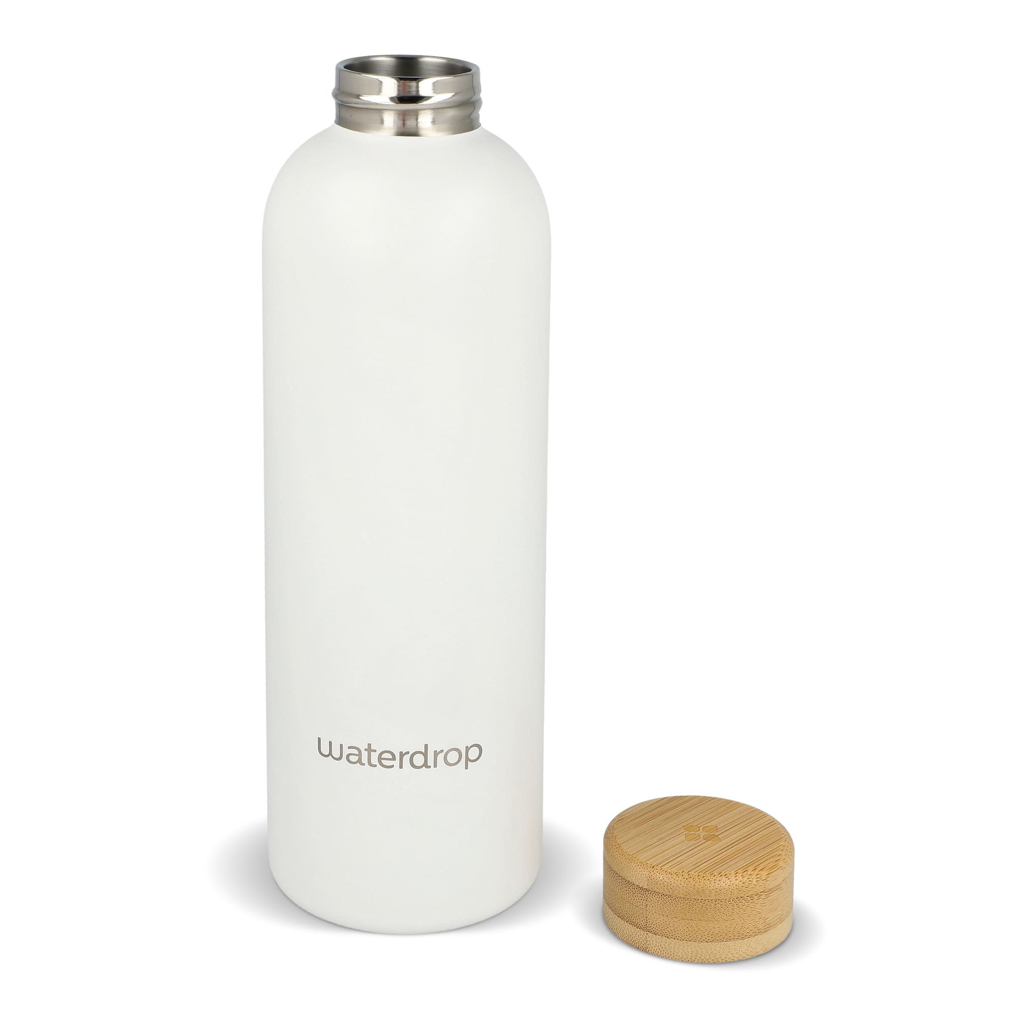 Waterdrop Classic Bottiglia termica – 600 ml | Acciaio inox | Tappo bambù