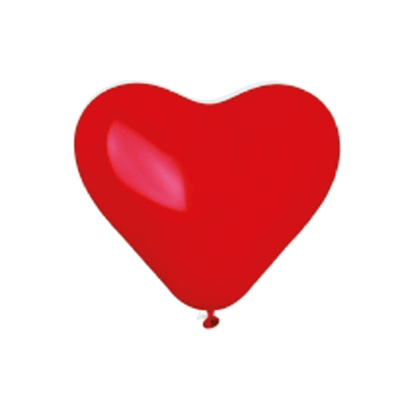 Ballon Liv - Ø 25 cm | Aan één kant bedrukt | Hartvorm