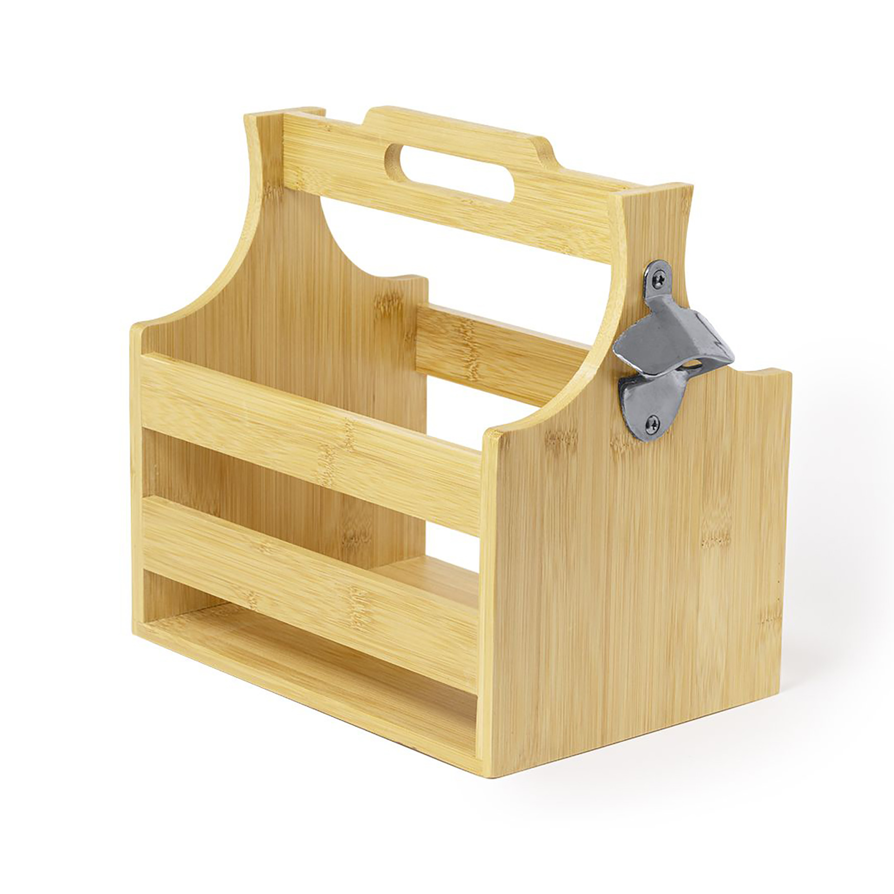 Porte-bouteilles - Bambou | 6 bouteilles | Décapsuleur