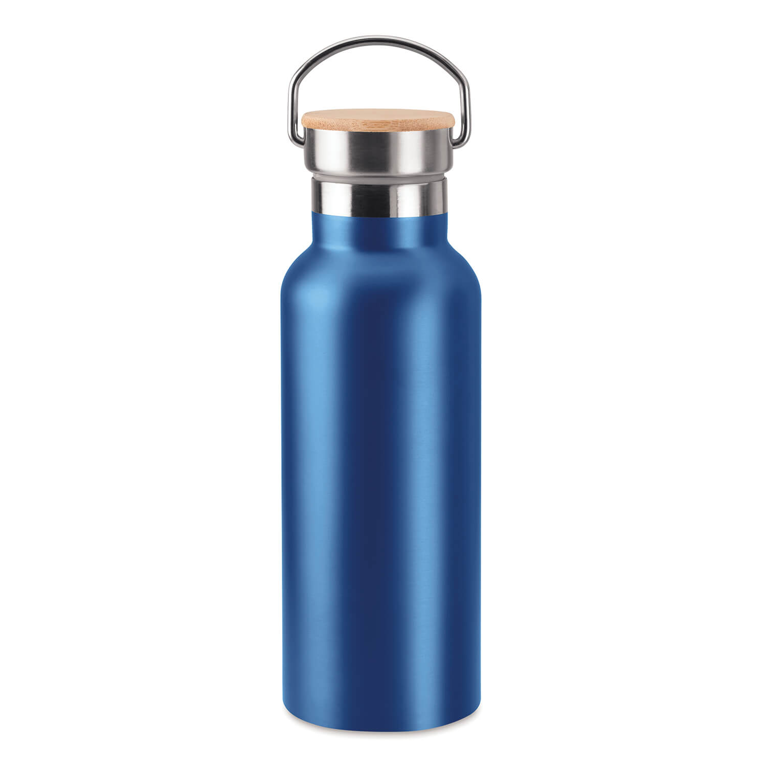 Thermosfles Adel - 500ml | Dubbelwandig | Roestvrij staal & bamboe top