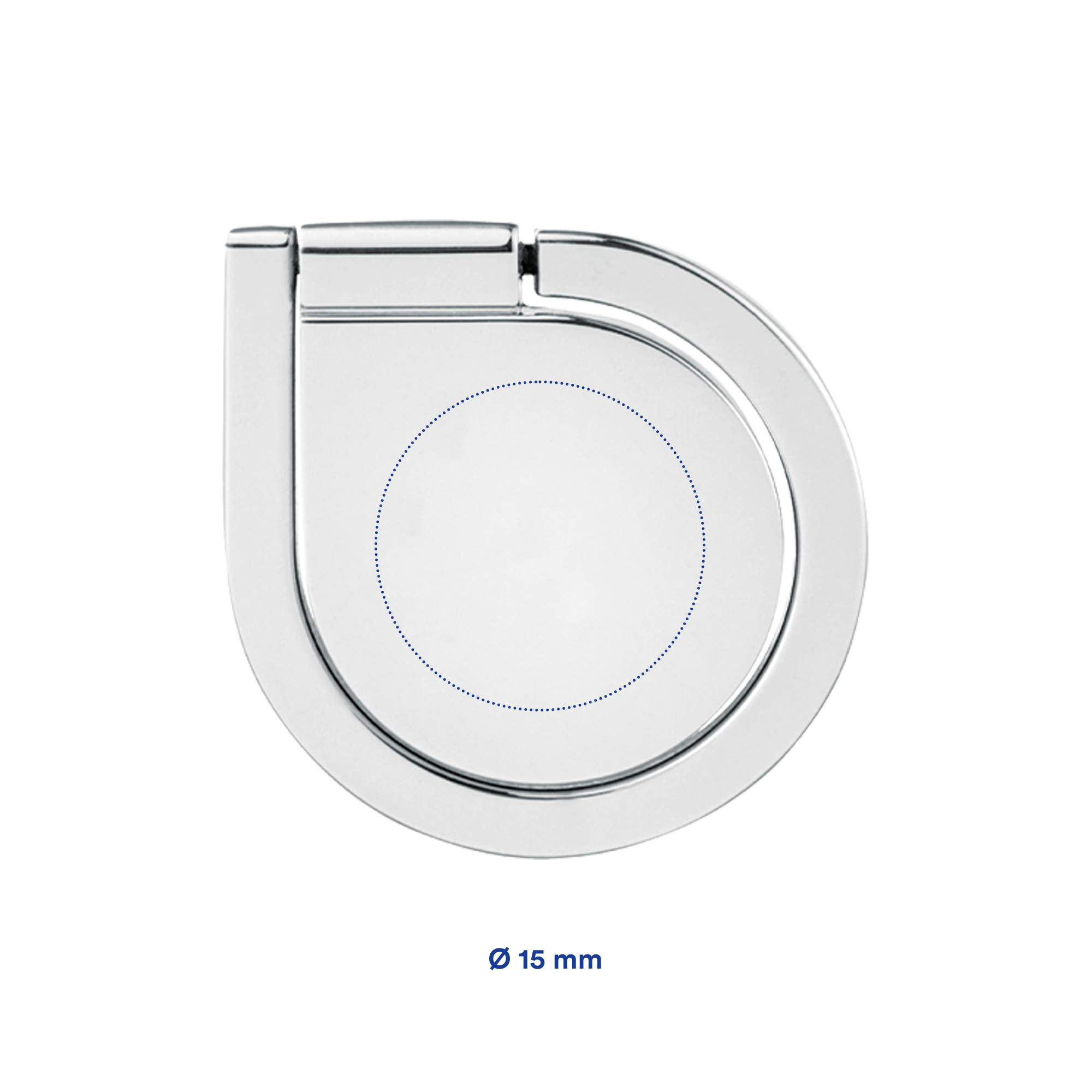 Handyhalter Metall | Mit Ring | Gravur