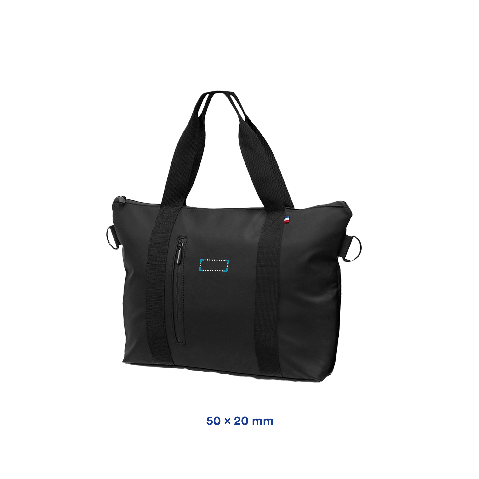 Goodjour Laptoptasche recyceltes PU | Hergestellt in Frankreich | Für 17 Zoll | Mit Schulterriemen