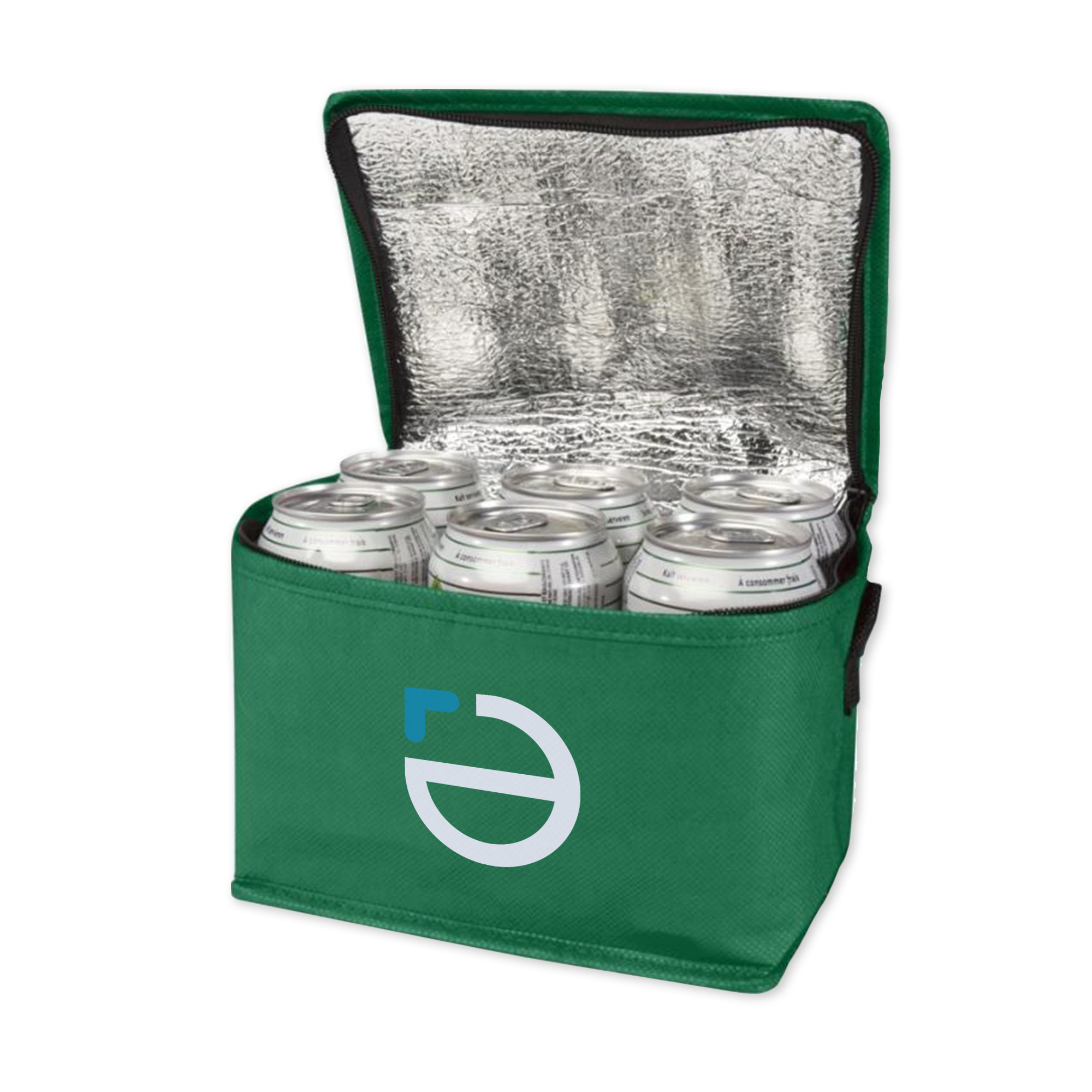Gerecyclede non-woven koeltas Yara – 4L | Compact | Isolerend | Ritsluiting