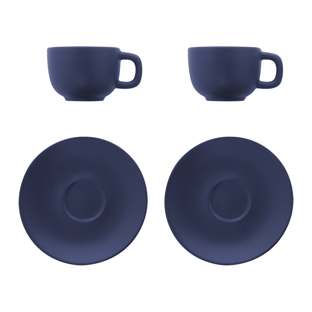 Set de tasses à cappuccino – Céramique de haute qualité | Finition mate | Lot de 2