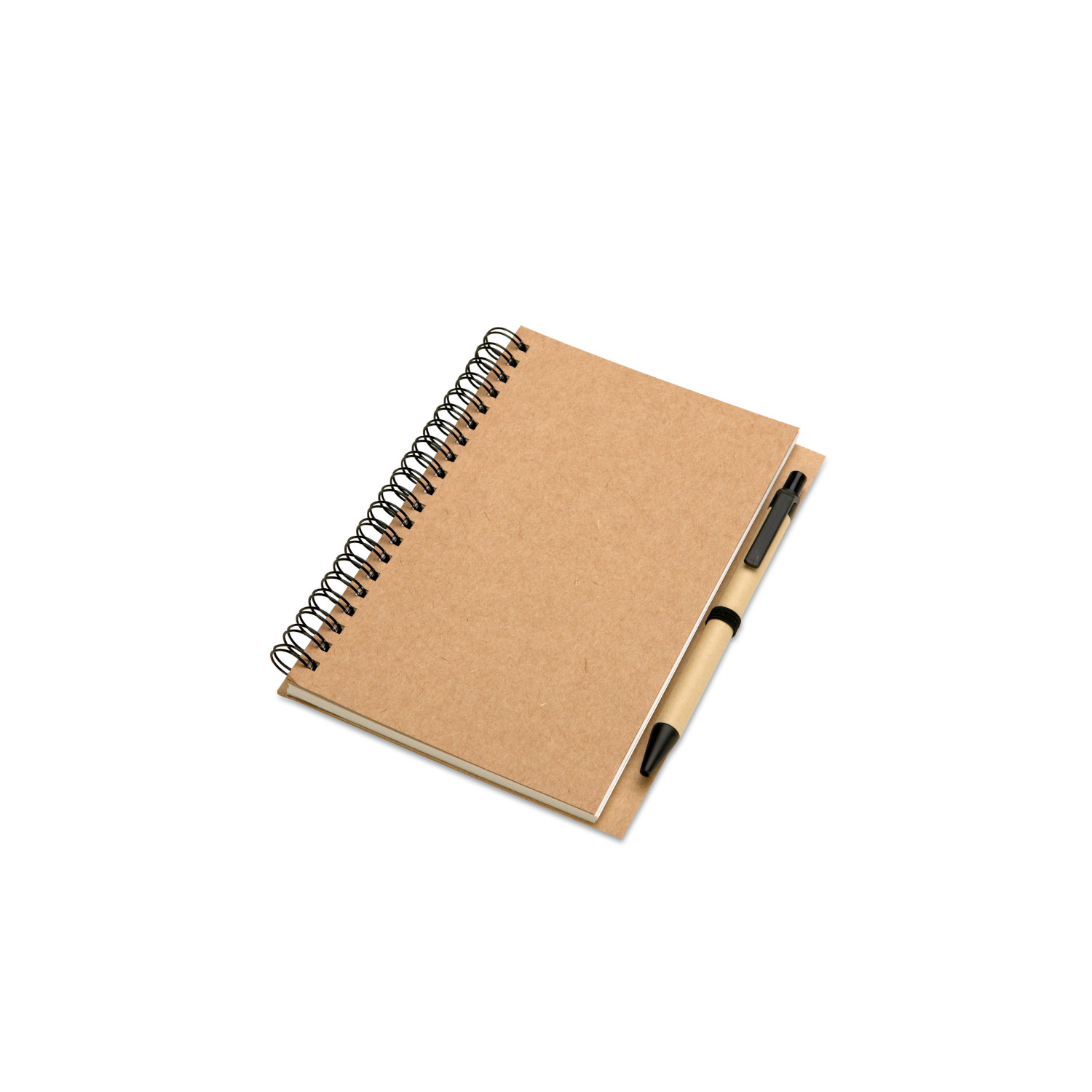 Spiralnotizbuch Nisa - A6 | 70 Blatt | Recyceltes Papier | inkl. Stift