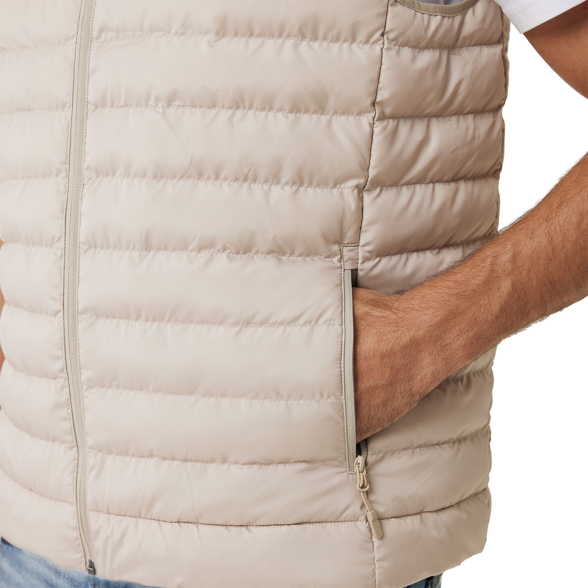 Iqoniq Meru Bodywarmer - Herren | Recyceltes Polyester | Reißverschluss-Zipper