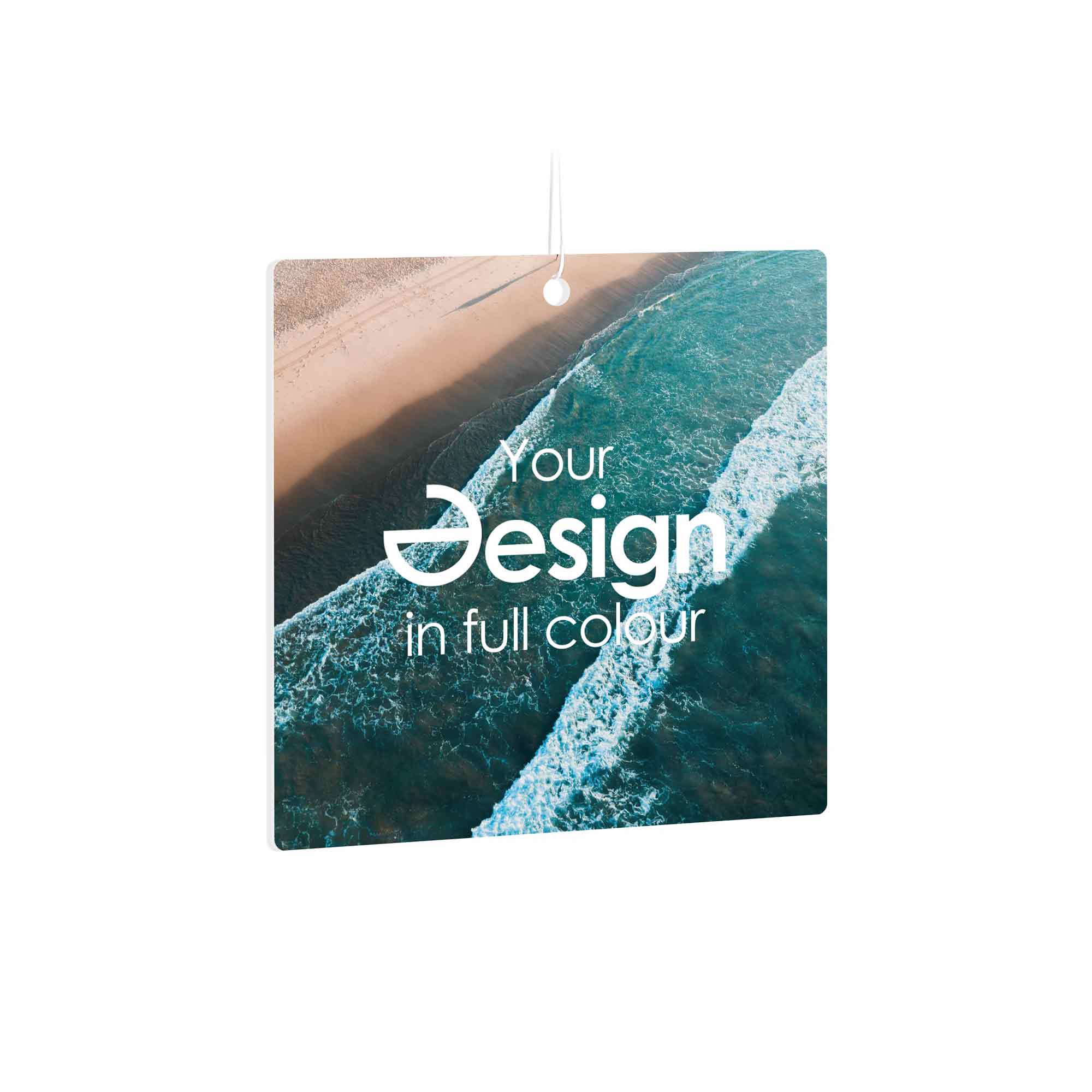 Désodorisant voiture - Premium | Carré | Impression couleur intégrale