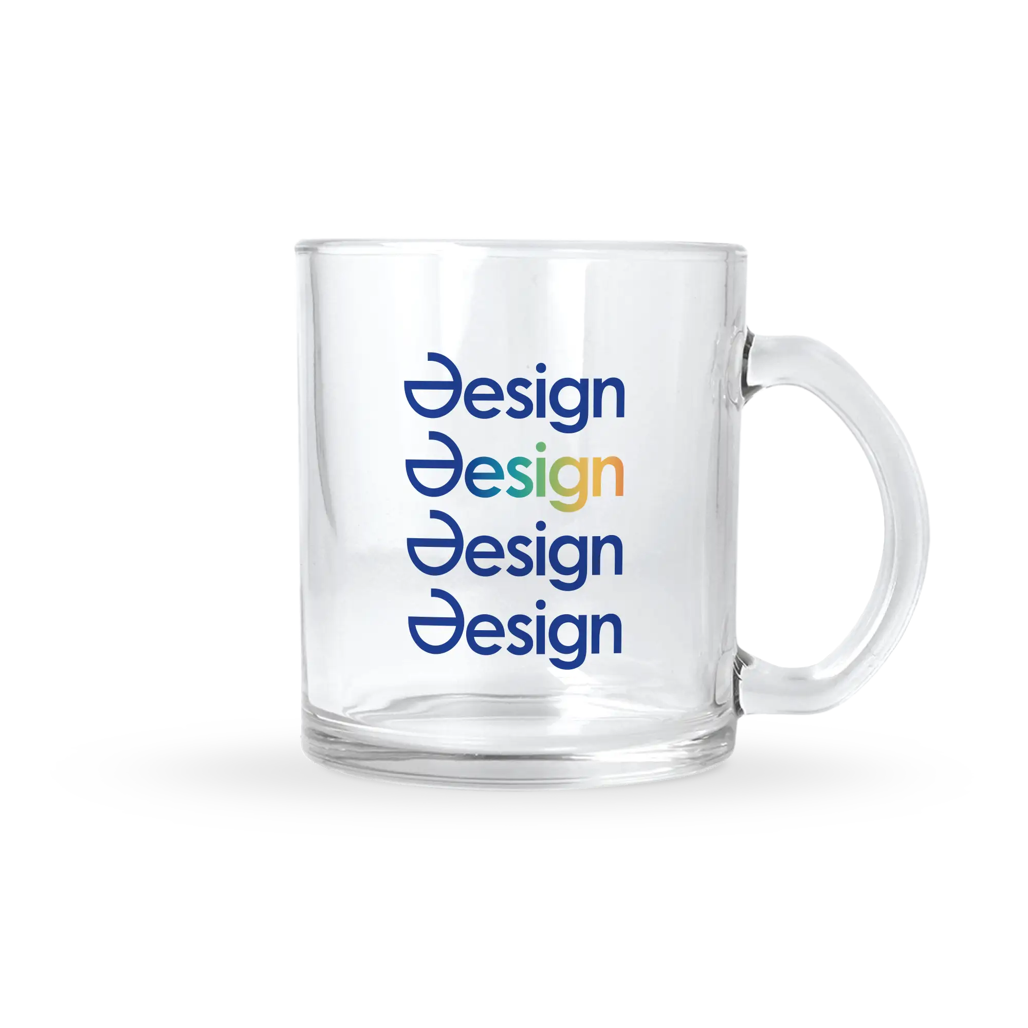 Mug en verre – 335 ml | Transparent | Poignée solide | Design intemporel