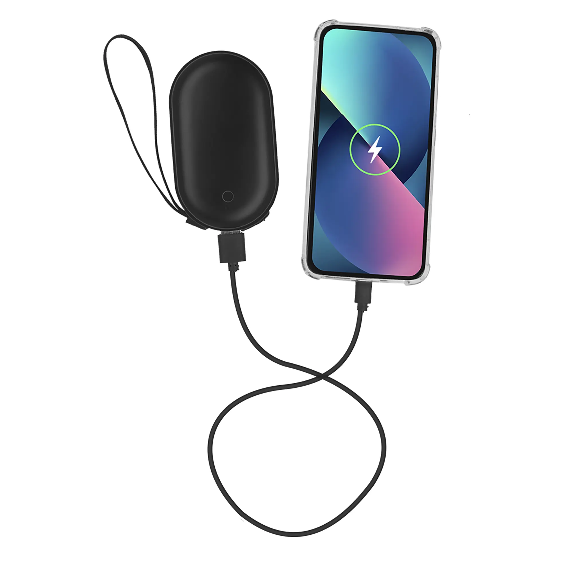 Batterie externe chauffante – 4000 mAh | Aluminium | Format compact | Double usage