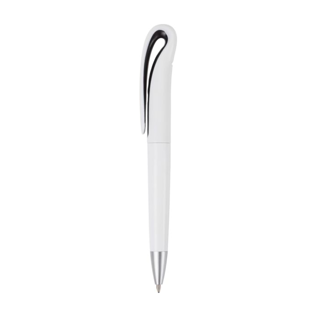 Stylo à clip coloré – Encre noire | Léger | Plastique | Forme fine