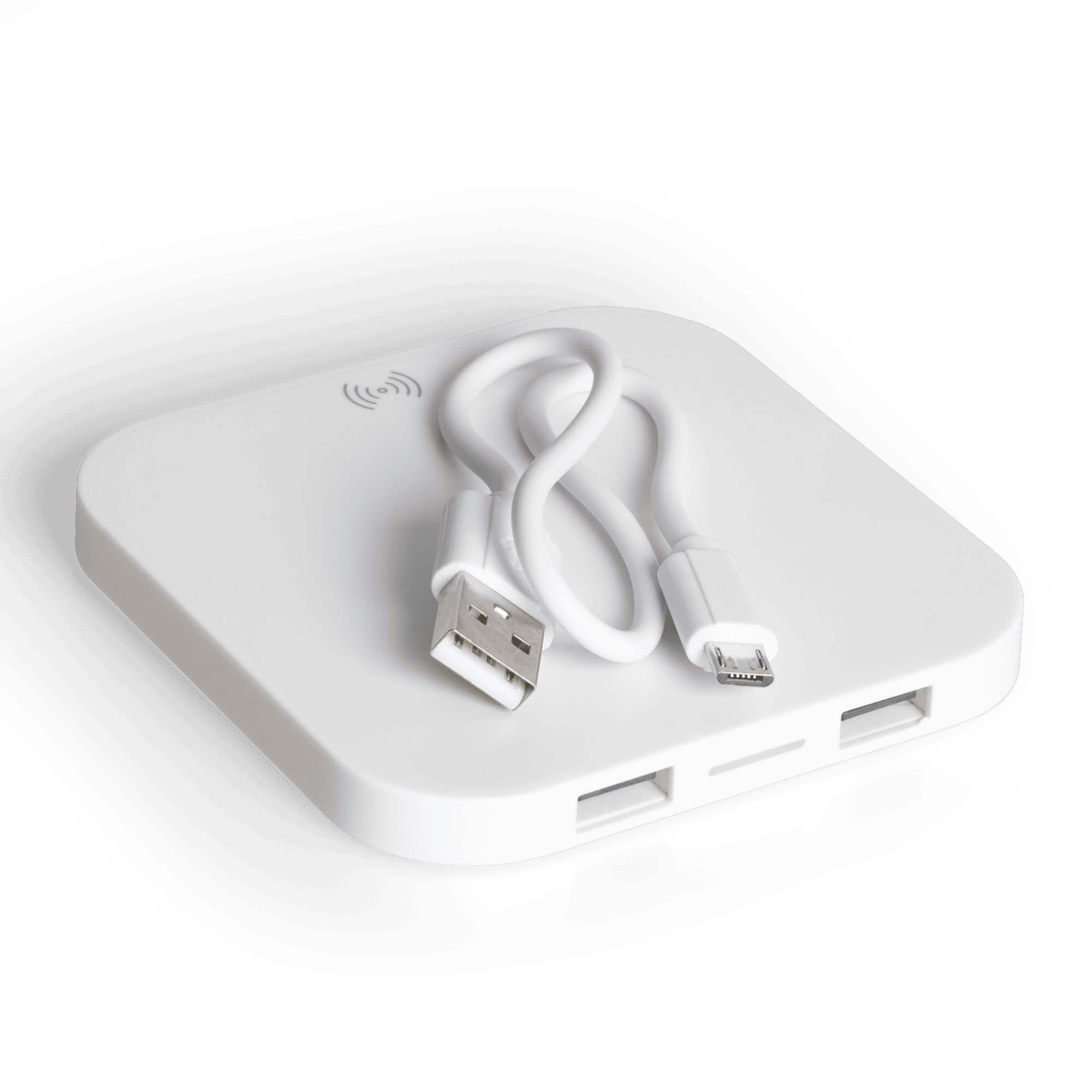 Chargeur sans fil - 2100 mAh | Deux ports USB | Plastique