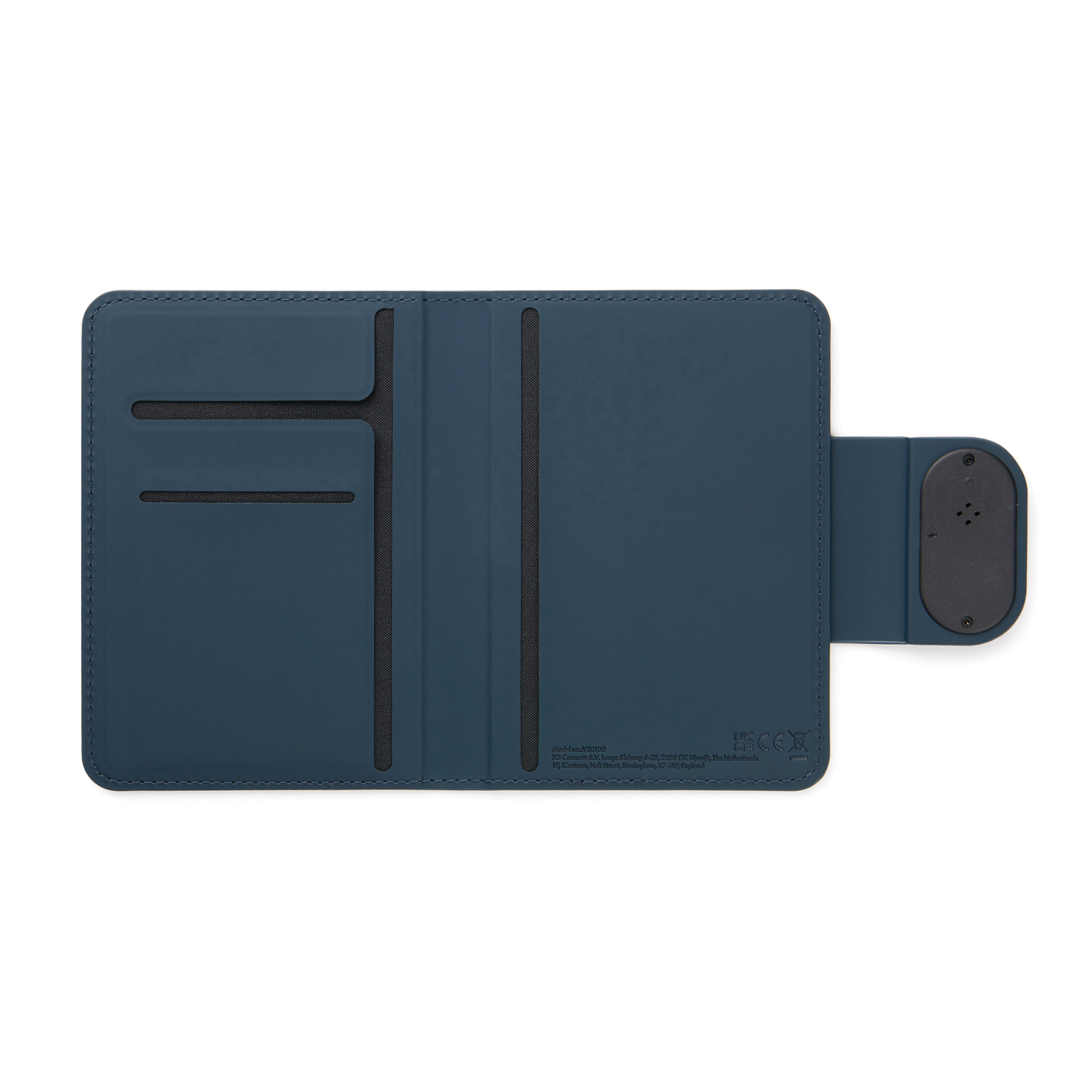 Paspoorthouder VINGA - Geïntegreerde tracker | BT 5.2 | PU coating
