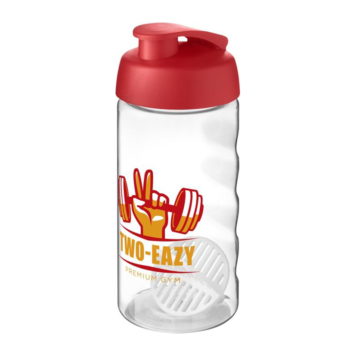 Shakerfles Lars – 500 ml | Met mixbal | Flip dop | Enkelwandig