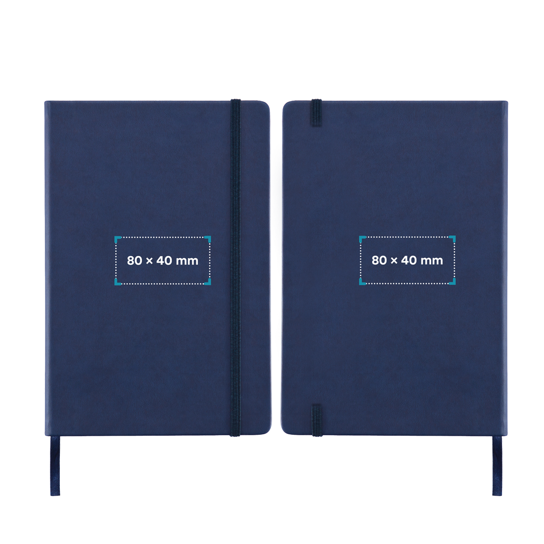 Notizbuch Deluxe - A5 | 160 Blatt | Hardcover | Kunstleder
