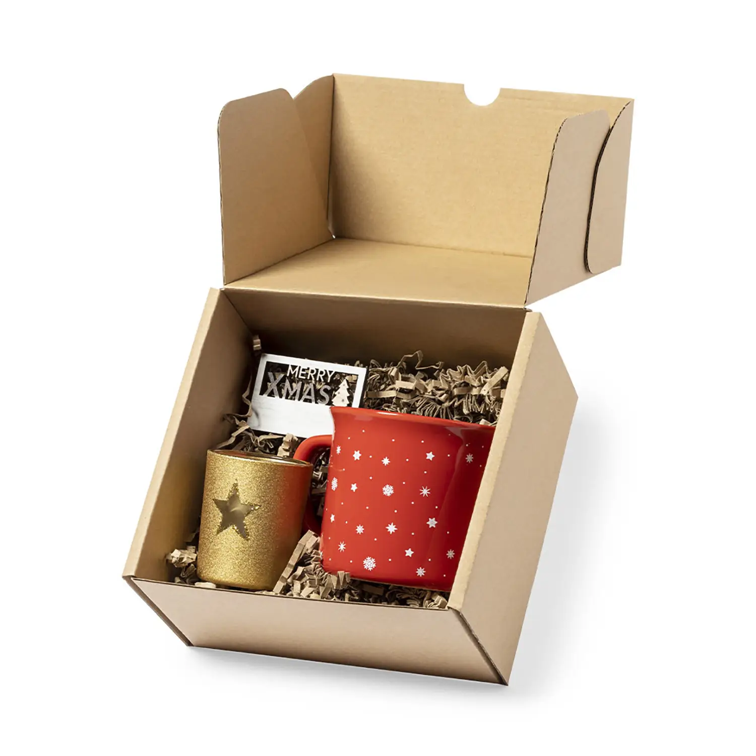 Boîte cadeau – Format S | Carton kraft FSC® | Durable