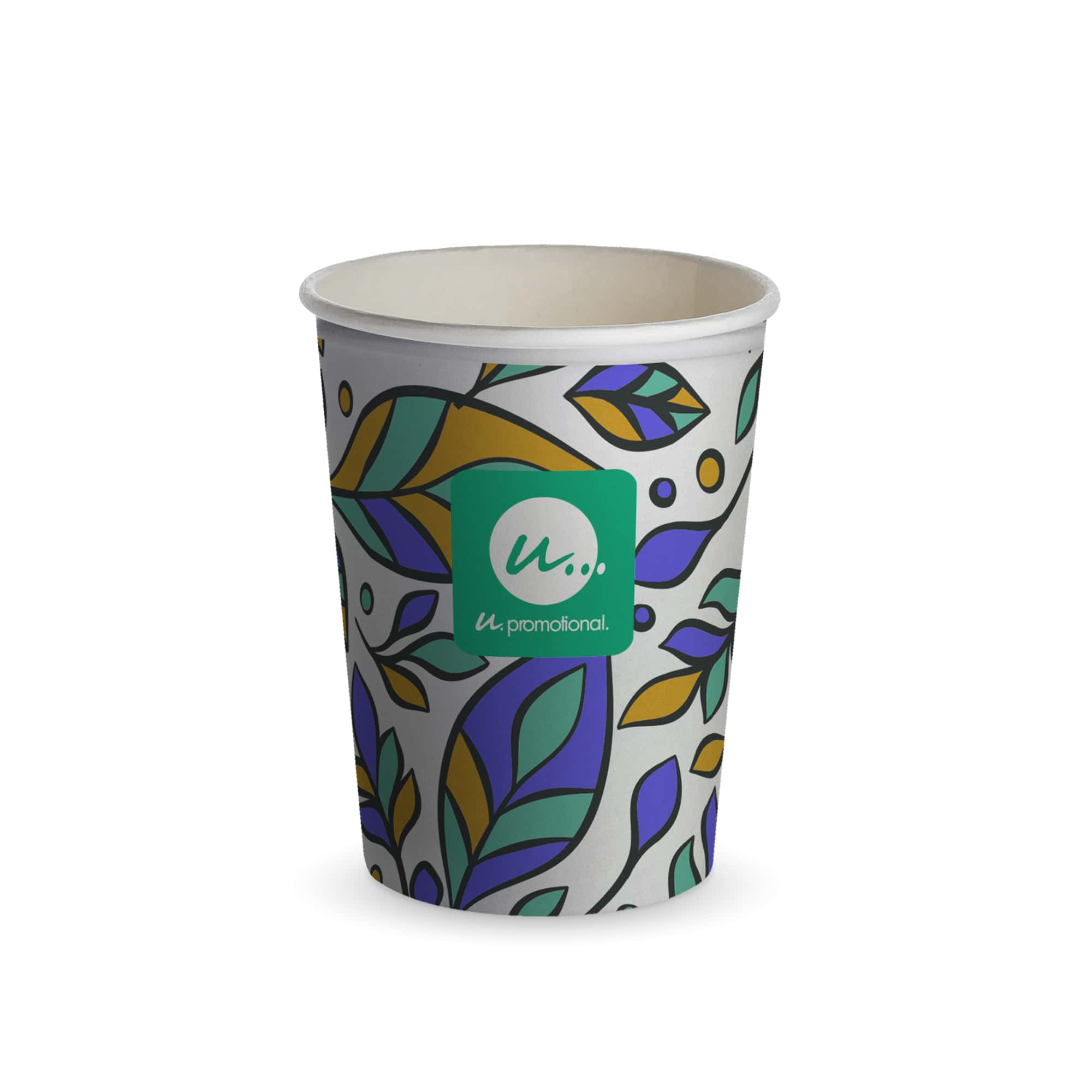 Pappbecher Maxi - 225 ml | Einwandig | Vollfarbdruck | Deckel möglich