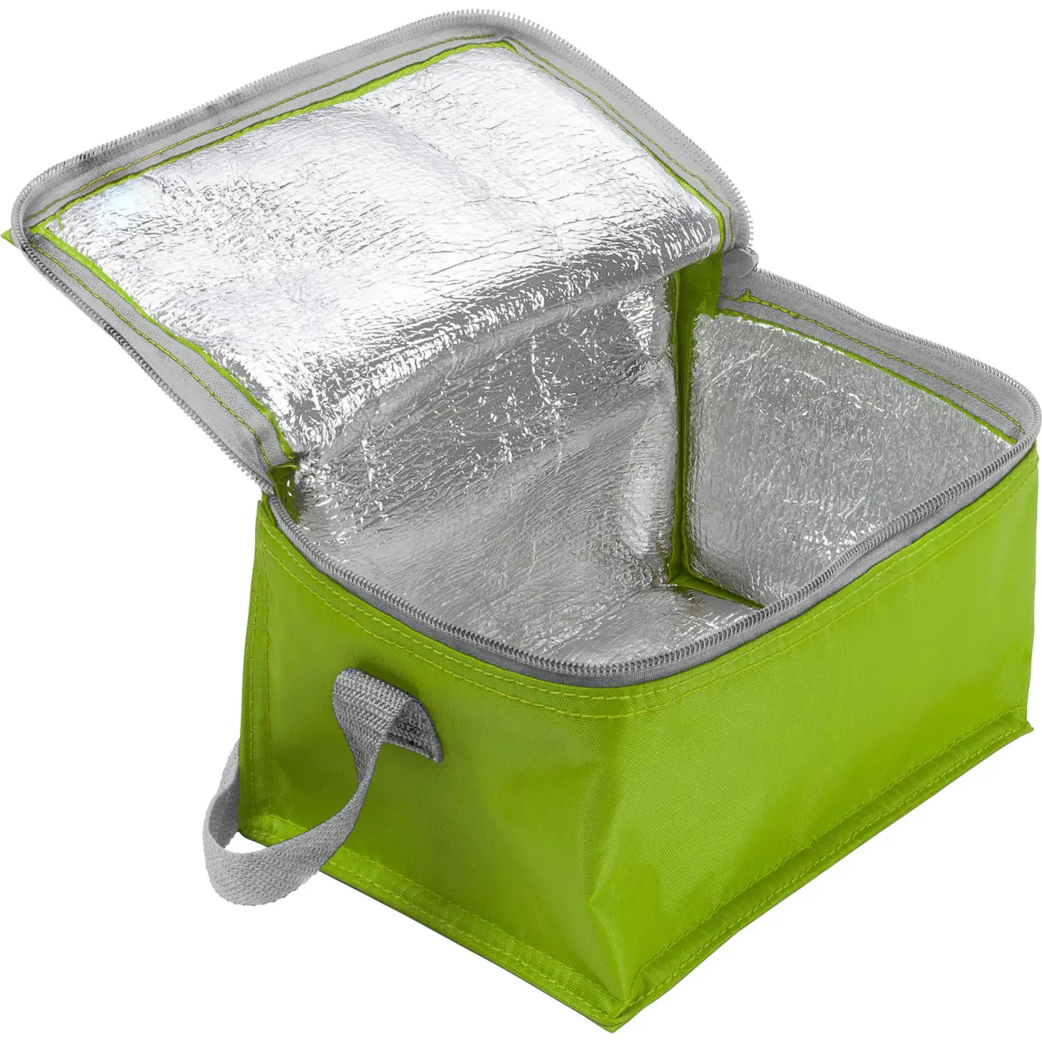 Sac isotherme – 6 canettes | Polyester 420D | Fermeture zippée | Doublure aluminium