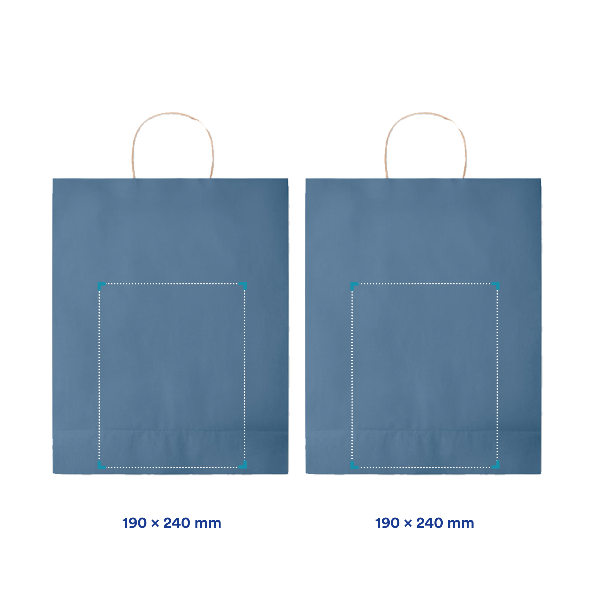 Sac en papier coloré | 100 grammes | A4 | Impression jusqu'à 4 couleurs