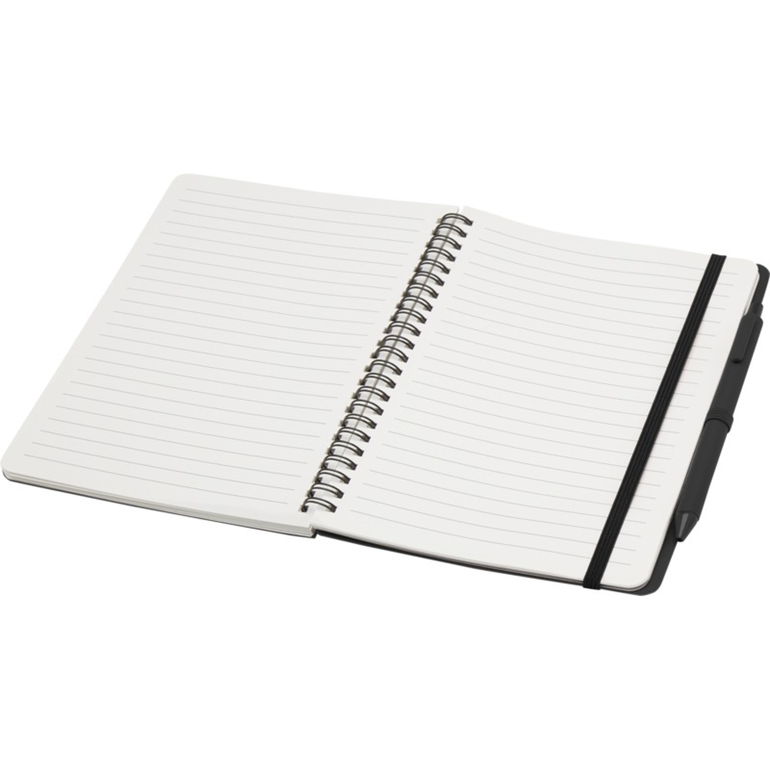 Taccuino in plastica ocean-bound – A5 | Copertina rigida | Con penna | 80 fogli
