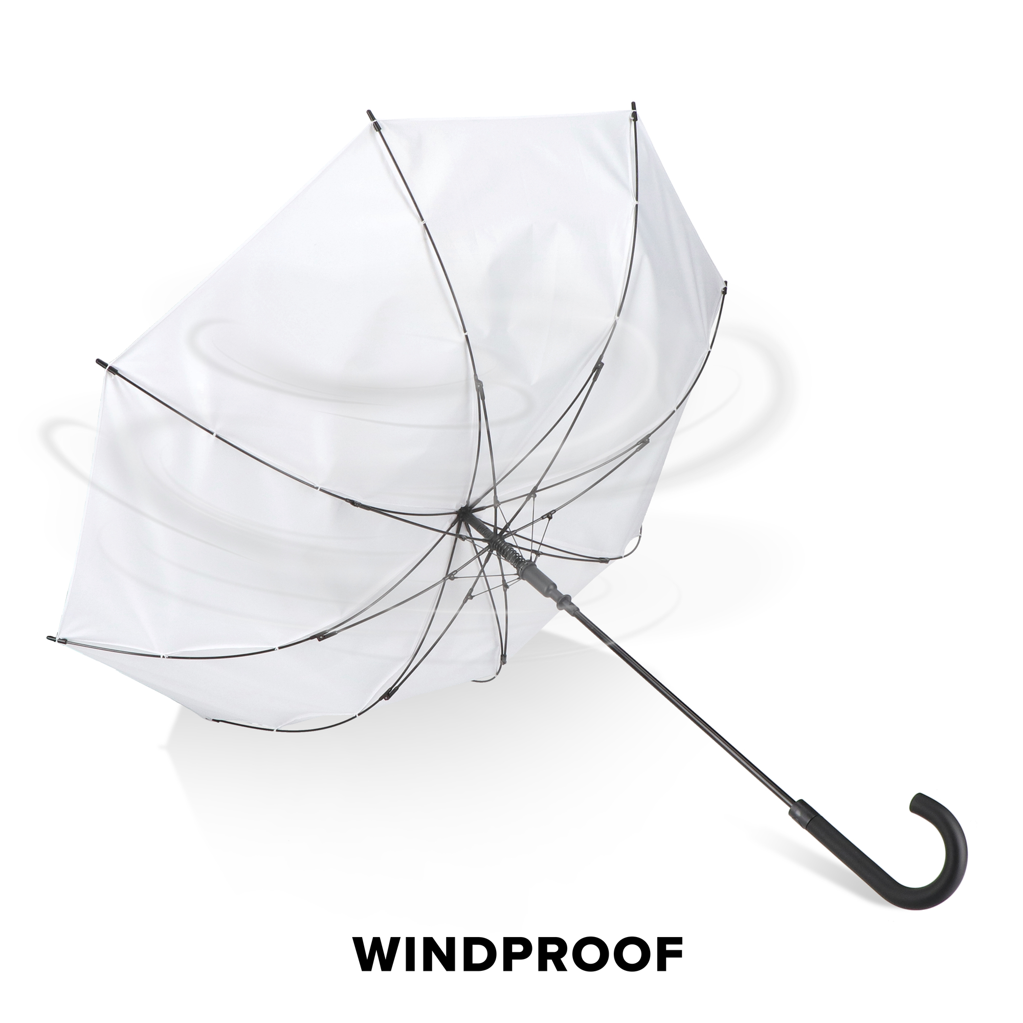 Regenschirm – Ø 105 cm | Windbeständig | Automatisch | Hakengriff