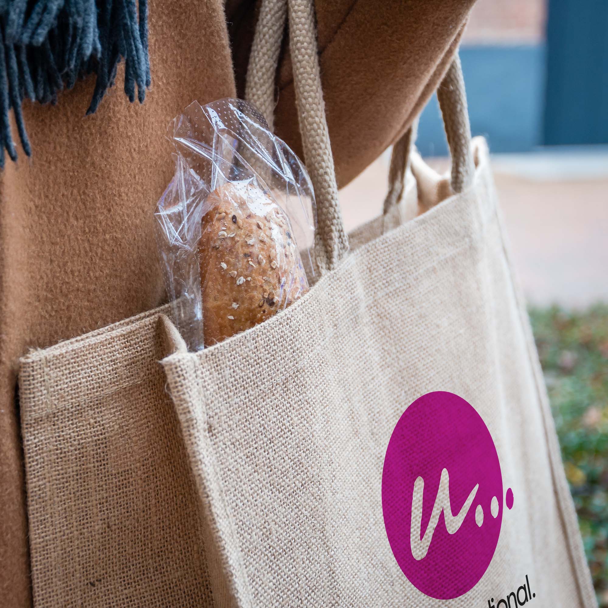 Shopper in iuta | 340 g/m² | 50x45x18cm | Stampa fino a 4 colori