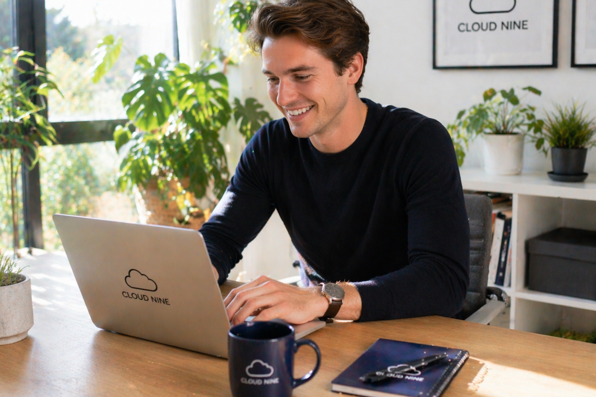 remote-work-home-office-clean-desk-plants