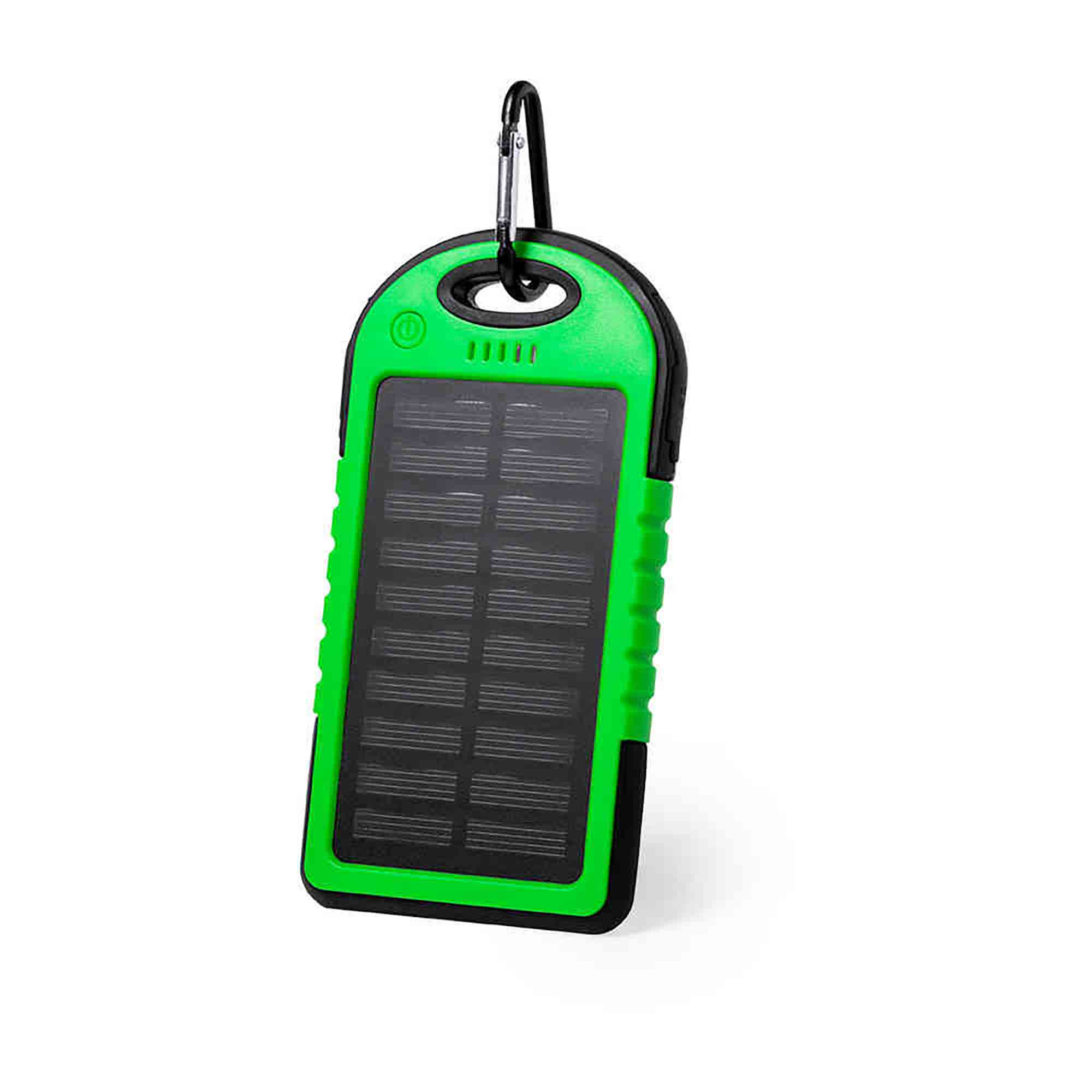 Solar-Powerbank Milo | 4000 mAh | Karabiner