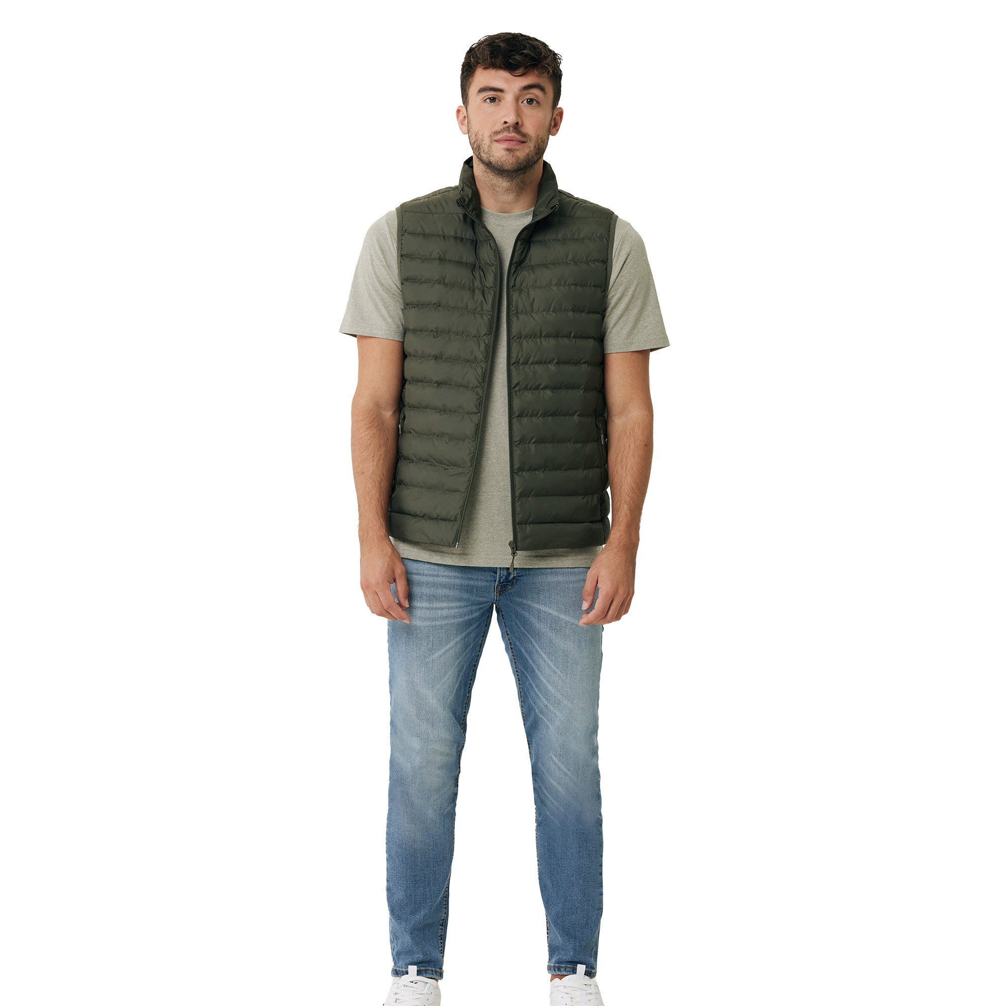 Iqoniq Meru Bodywarmer - Herren | Recyceltes Polyester | Reißverschluss-Zipper