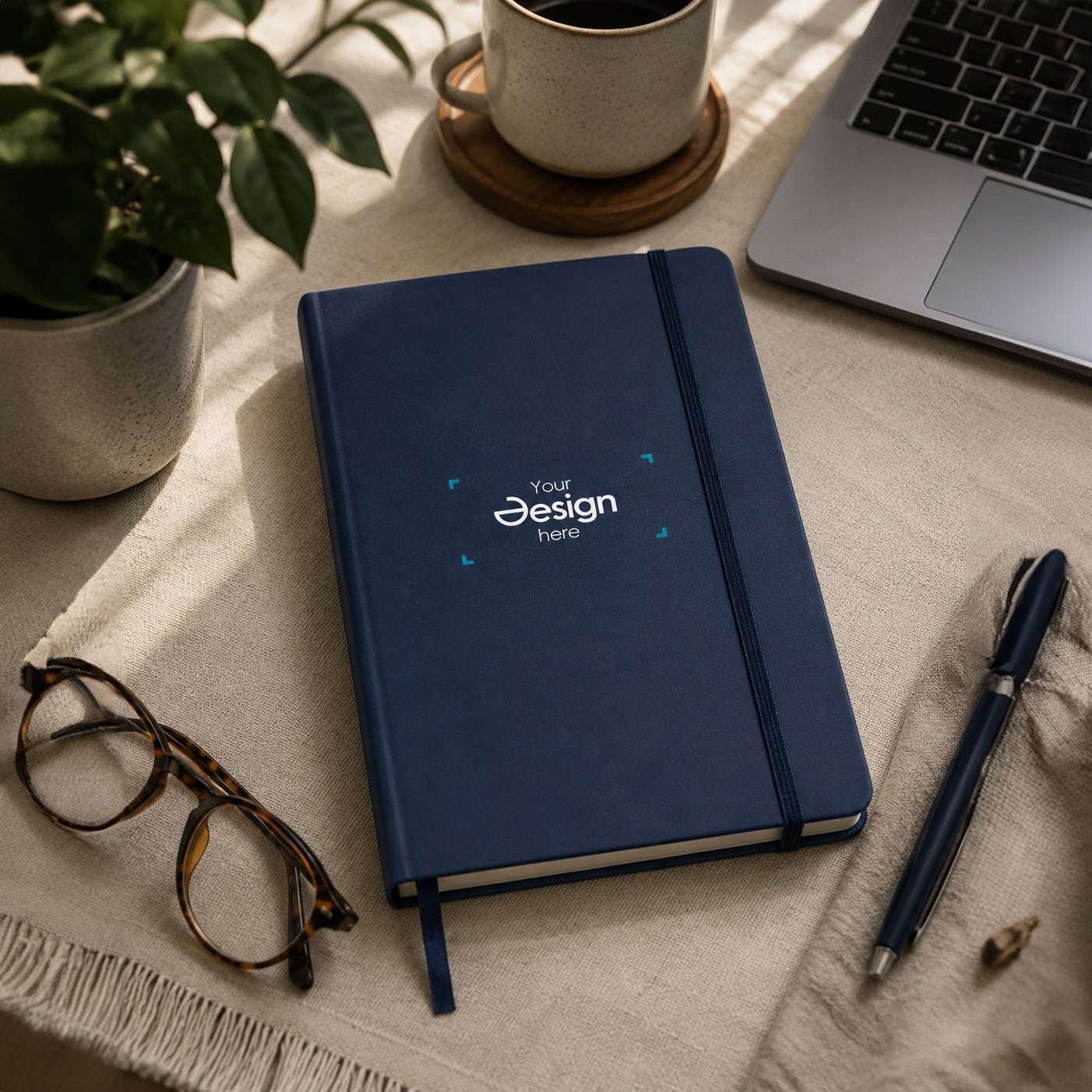 Notitieboek Deluxe - A5 | 160 vellen | Hardcover | Kunstleer