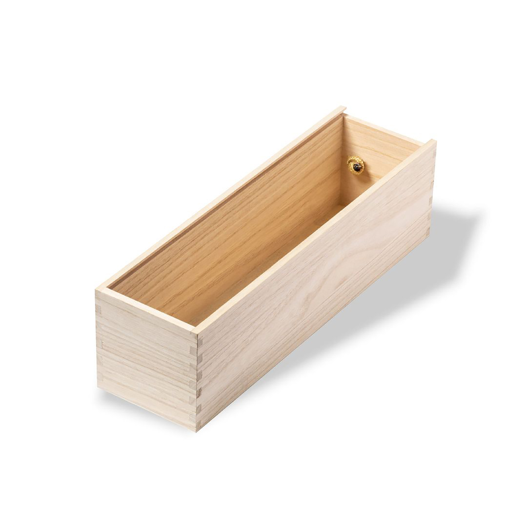 Coffret - Bois de paulownia | Couvercle coulissant | Cordon