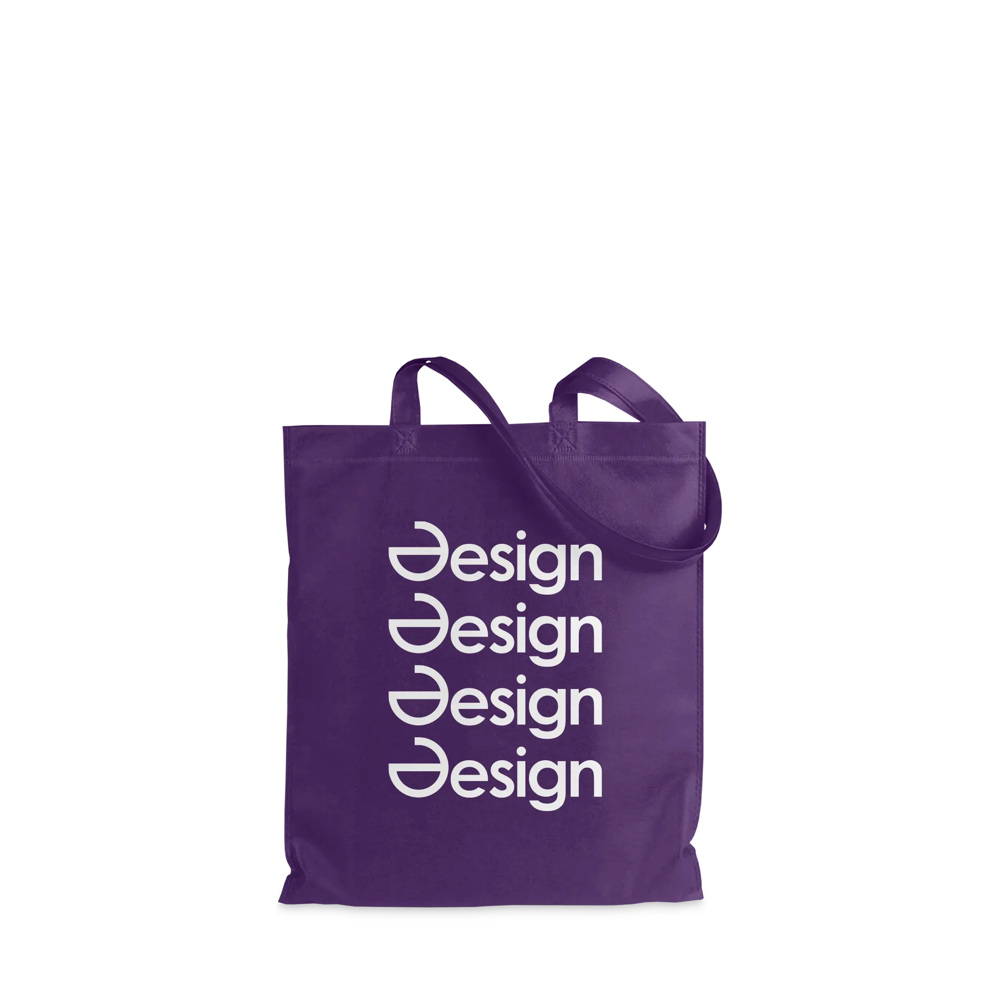 Sac fourre-tout coloré | 80 g/m² non-tissé | Longues anses | Impression une couleur