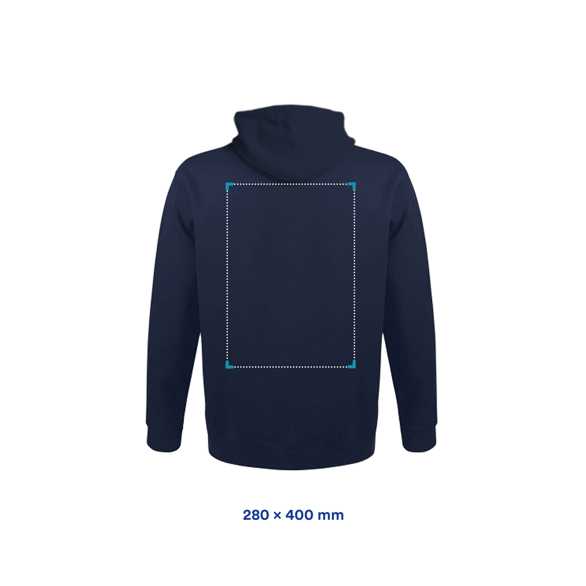 Hoodie FlexFit - Unisex | 280g/m² | Baumwolle & Polyester | Vollfarbdruck