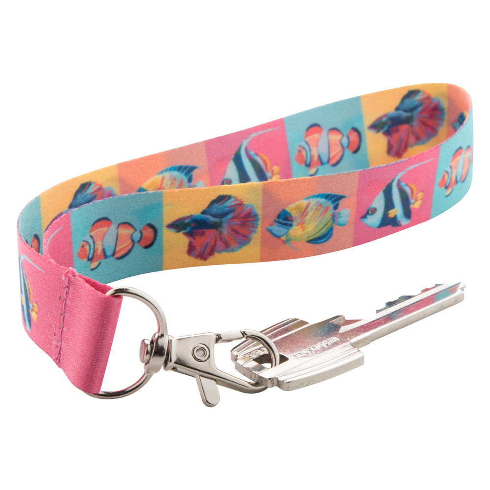 Schlüsselanhänger | Lanyard mit Karabinerhaken | All-Over-Druck | Vollfarbdruck