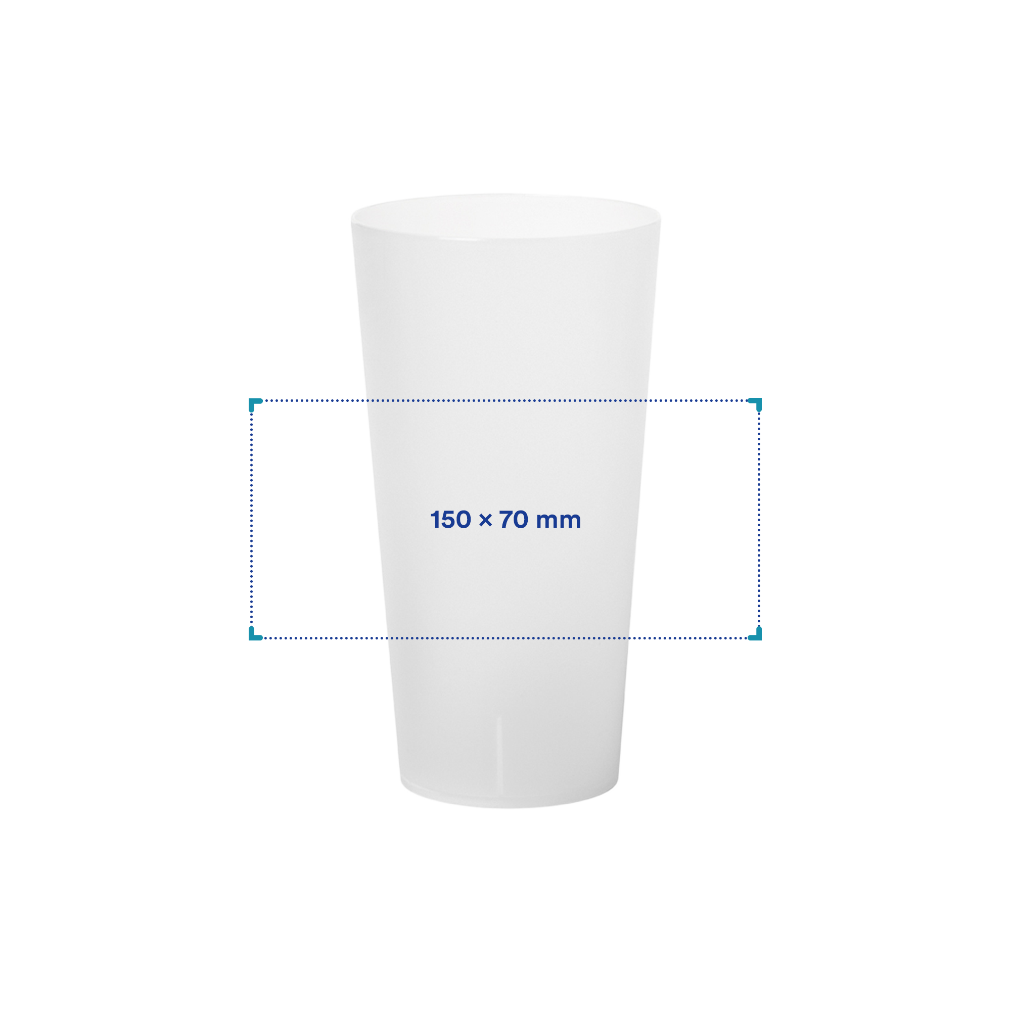 Tazza in PP - 400 ml | Riutilizzabile| Prodotto in Europa