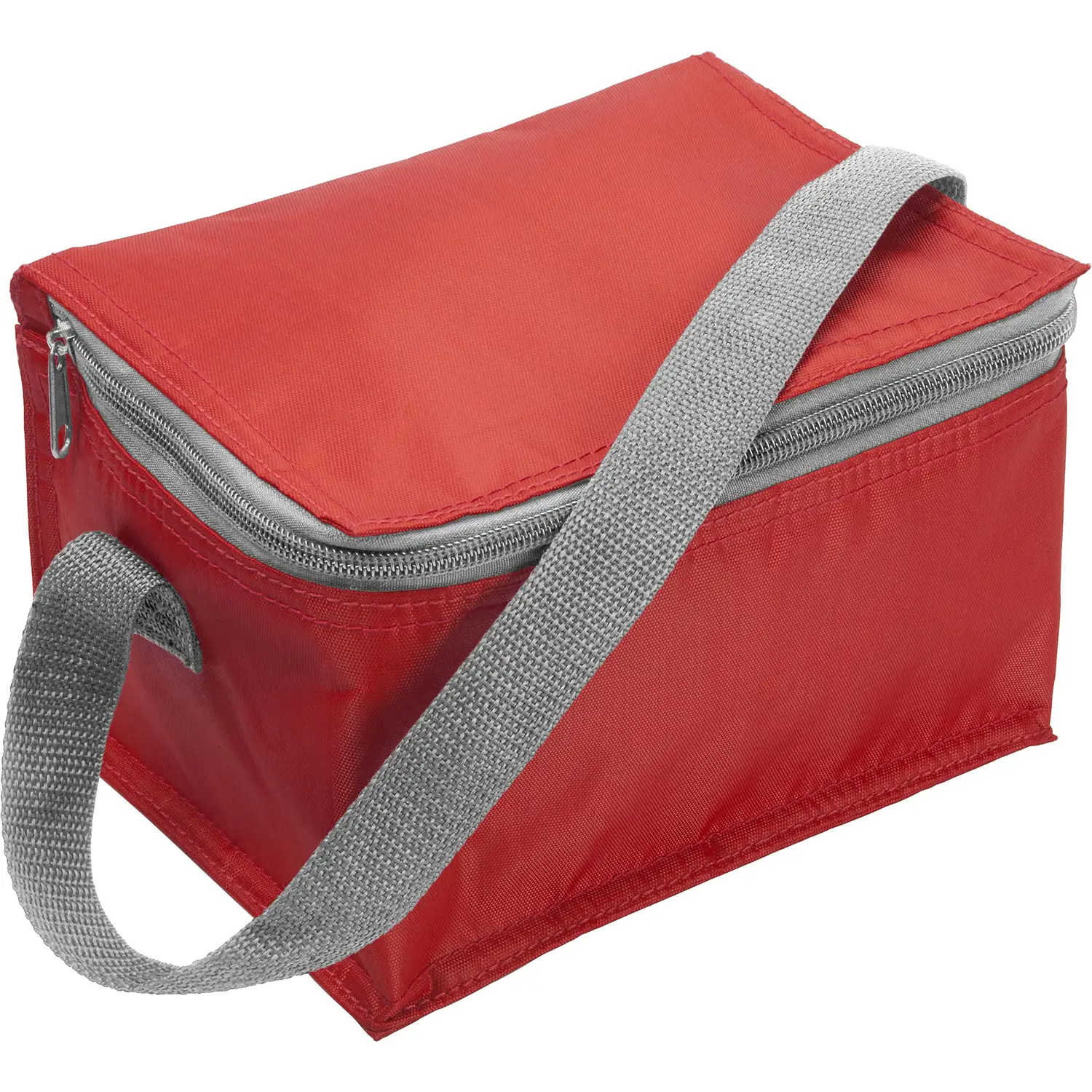Sac isotherme – 6 canettes | Polyester 420D | Fermeture zippée | Doublure aluminium