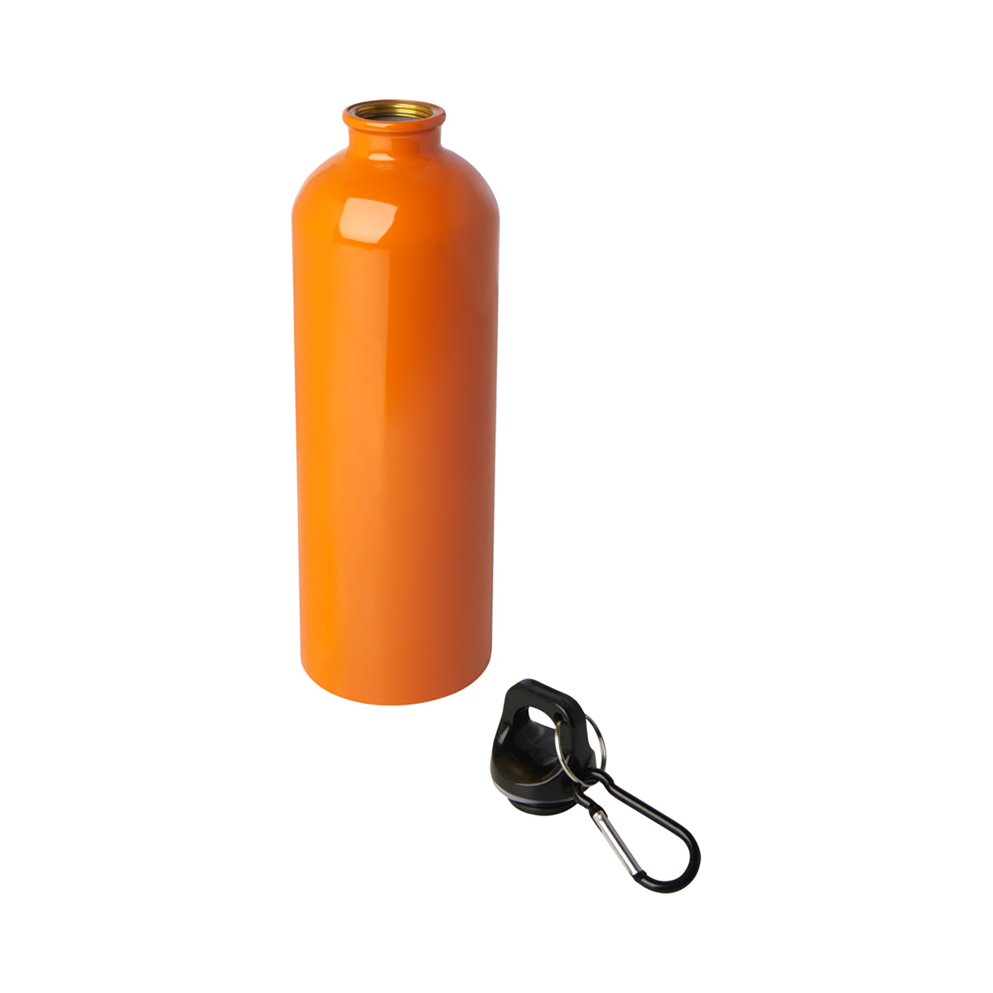 Gourde – 750 ml | Acier Inox Recyclé | Simple Paroi | Mousqueton