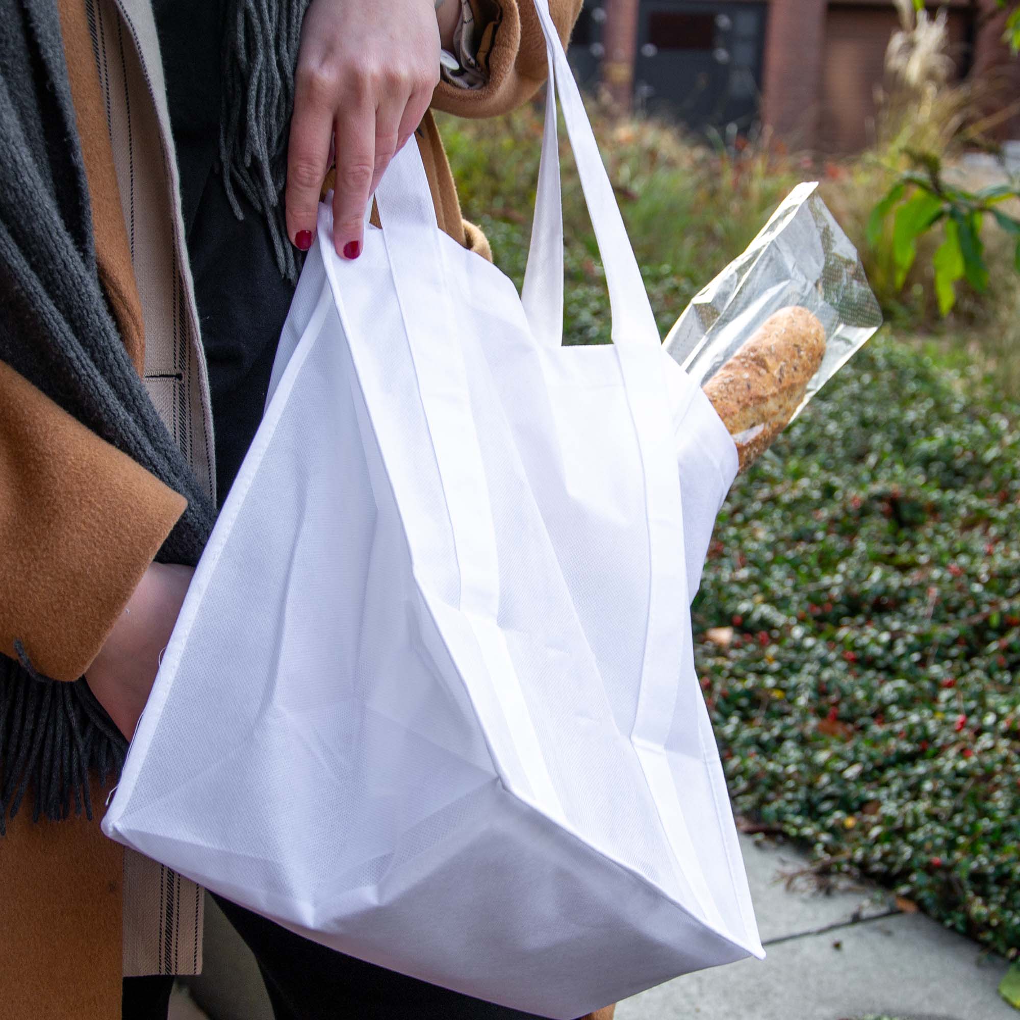 Sac shopping coloré | PP non-tissé | Longues anses | Grande surface d'impression