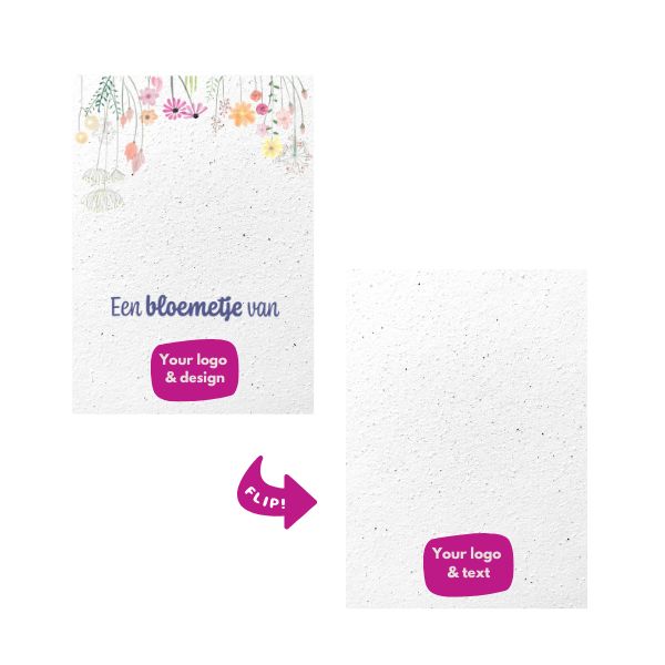 Carta seminabile – Formato A6 | 250 g/m² | Qualità Lusso | Quadrichromia
