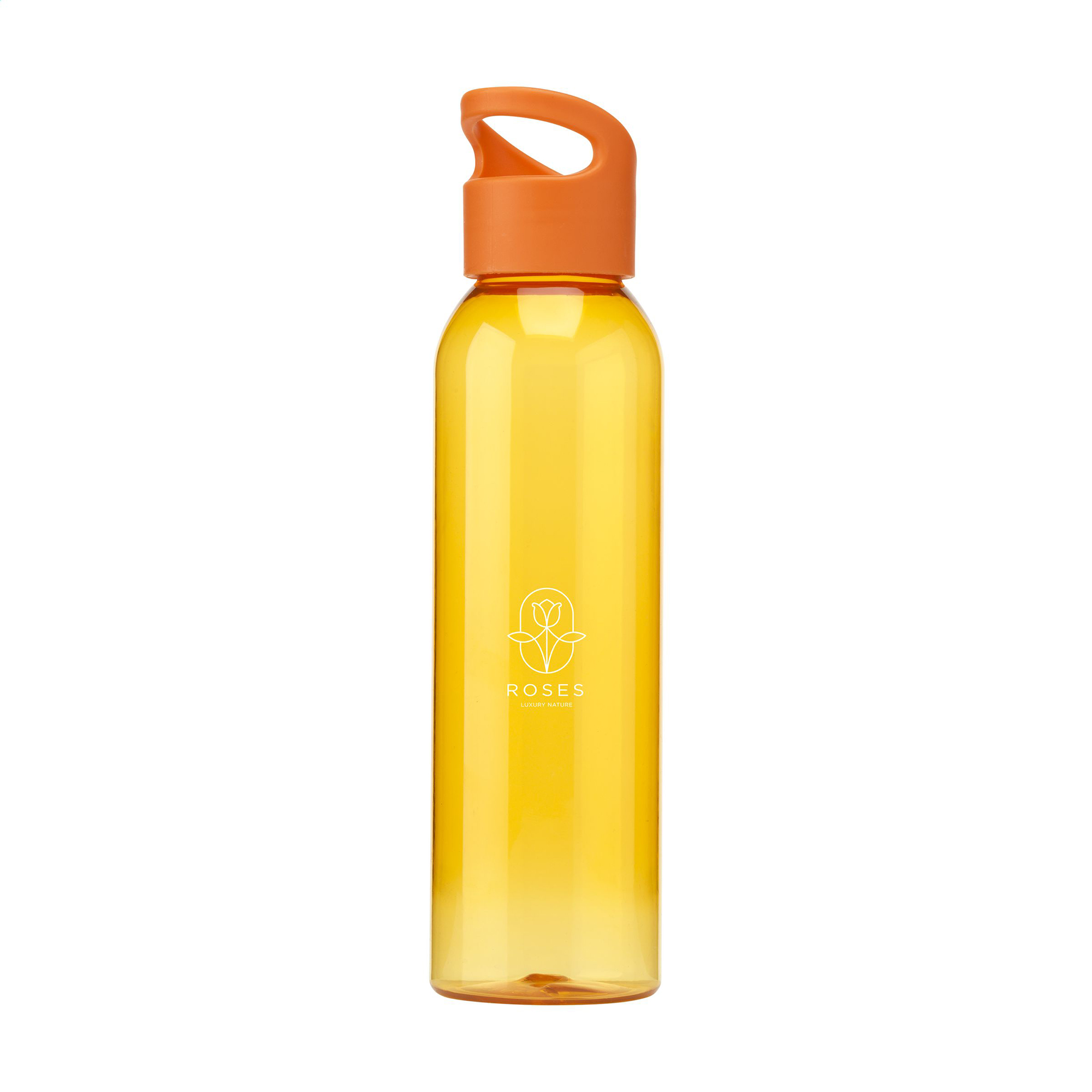 Wasserflasche aus RPET – 650 ml | Klare Optik | GRS-zertifiziert | Schraubdeckel | Auslaufsicher
