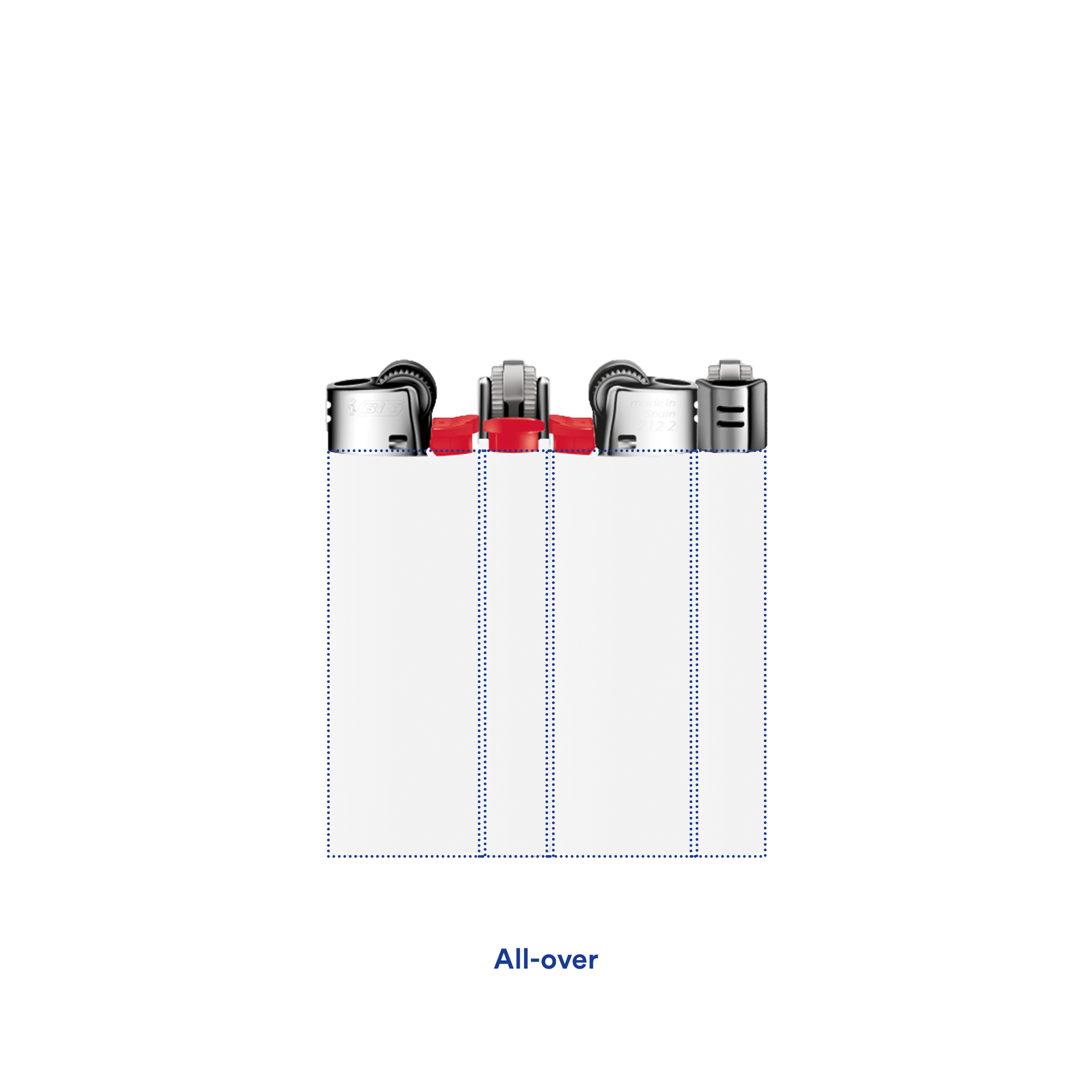 BIC J26 Feuerzeug - Fullcolor | Large | Vollfarbdruck ganzflächig